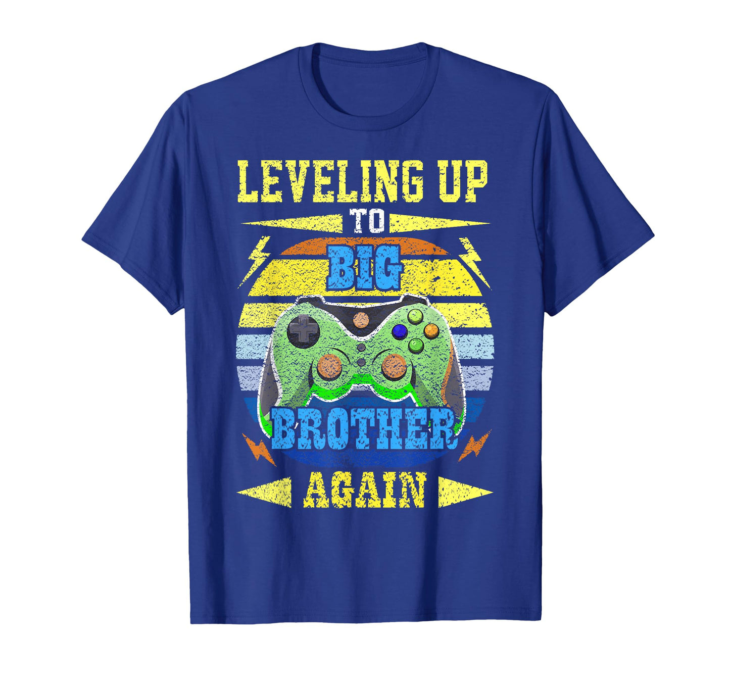 Funny Leveling Up To Big Brother Again Big Bro Gaming Gifts T-Shirt