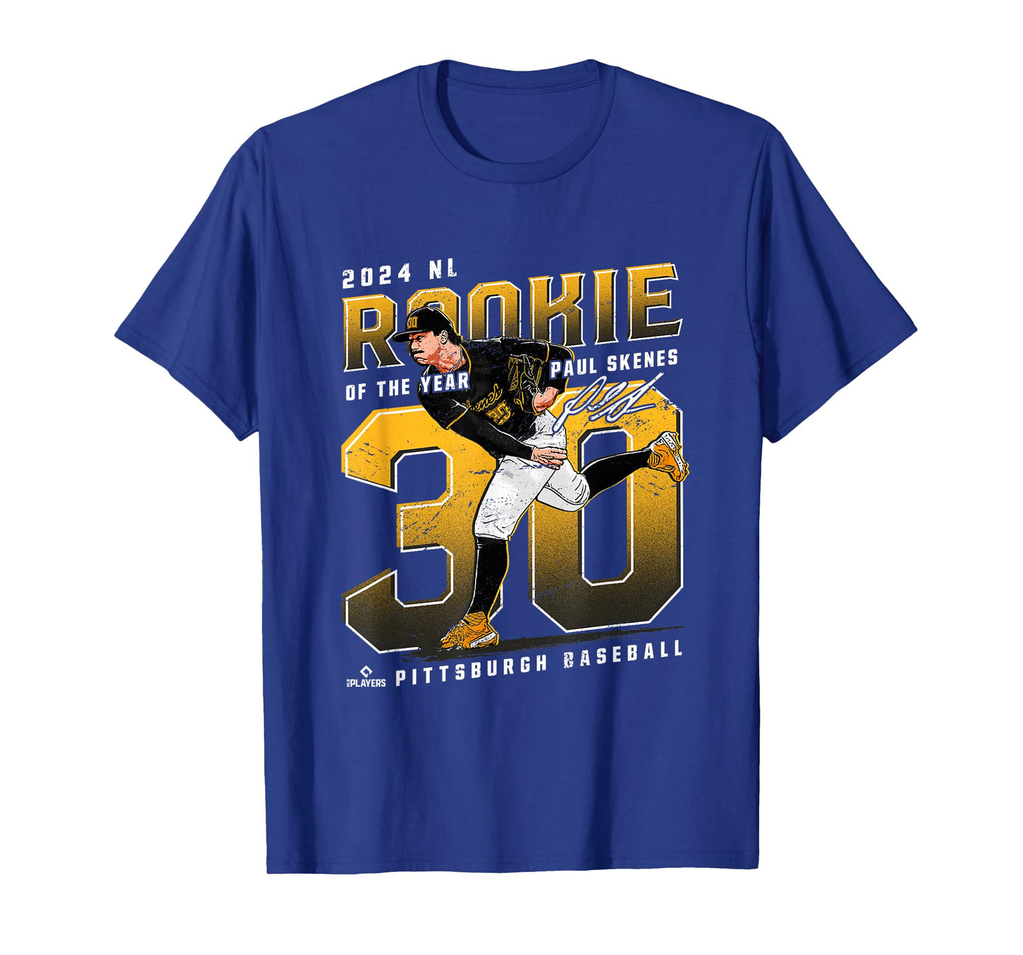 2024 NL Rookie of the Year Paul Skenes Pittsburgh Baseball T-Shirt