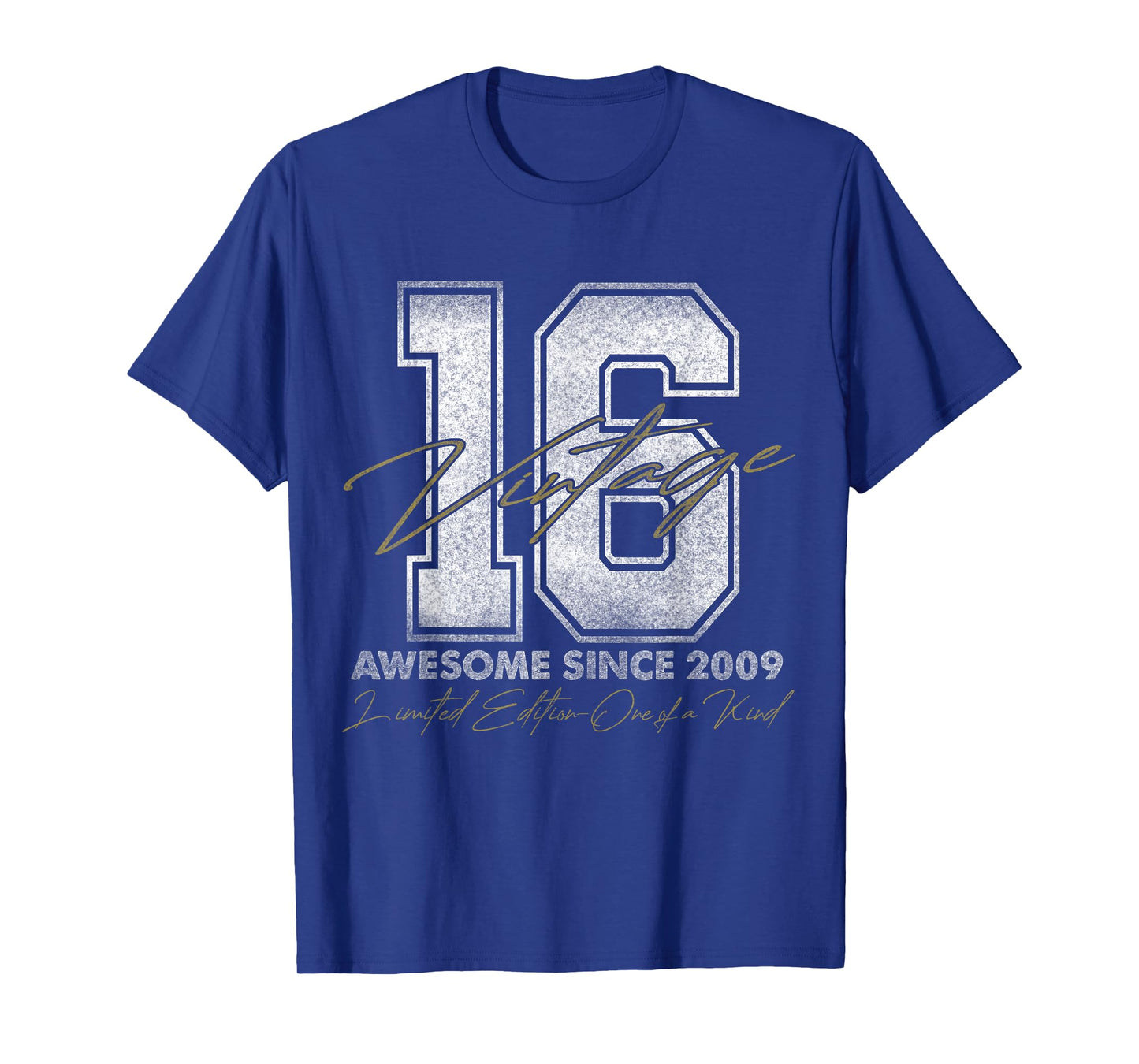 Vintage Number Shirts For Men and Women 2025 16 Year Old Gifts Vintage 2009 Limited Edition 16th Birthday T-Shirt