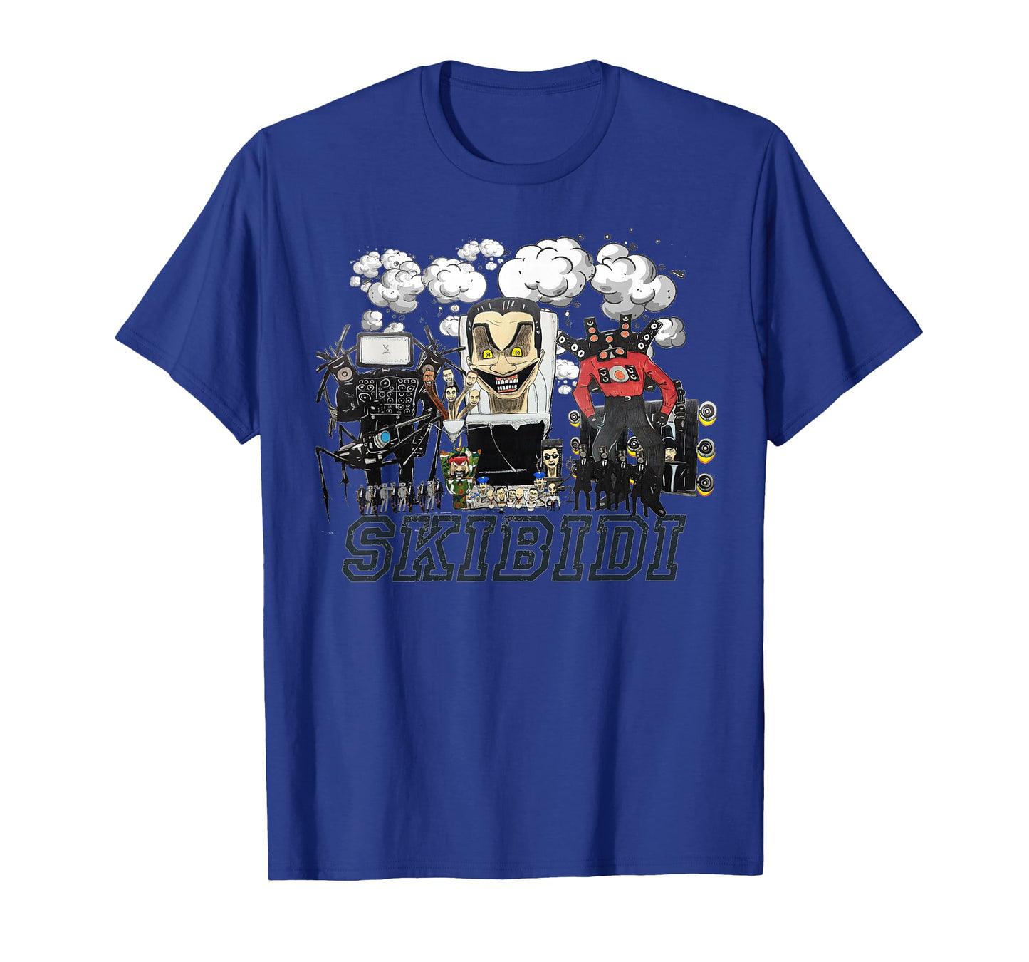 Skibidi Toilet, Cameraman, Speakerman, TVman For Boys T-Shirt
