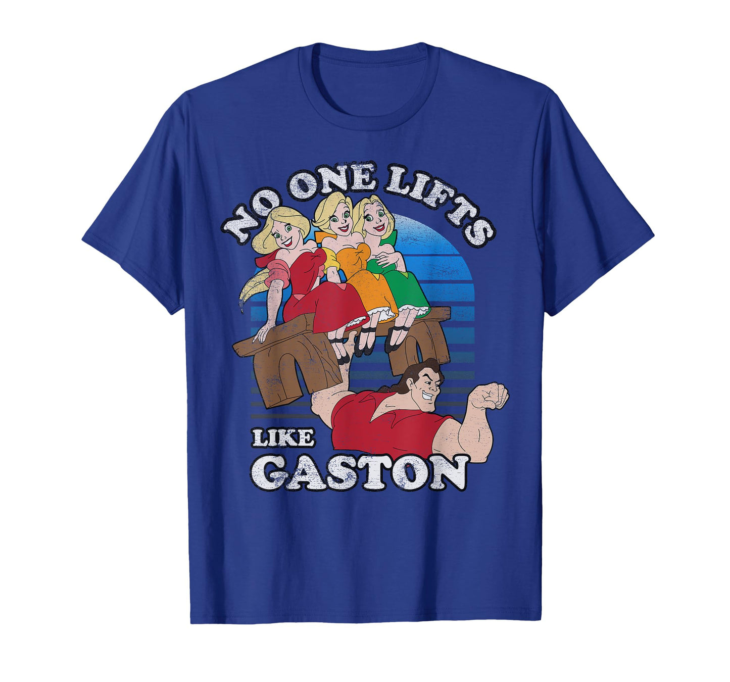 Disney Beauty and the Beast Retro No One Lifts Like Gaston T-Shirt