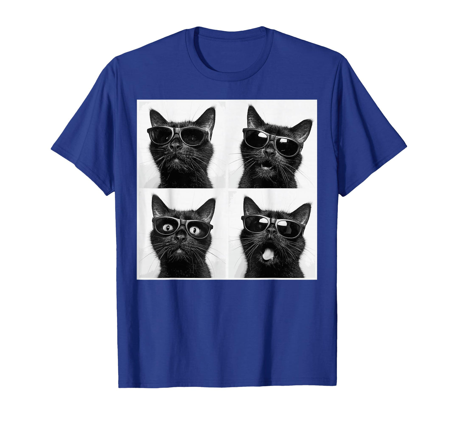 Funny Graphic Cat Photobooth Selfie Funny T-Shirt