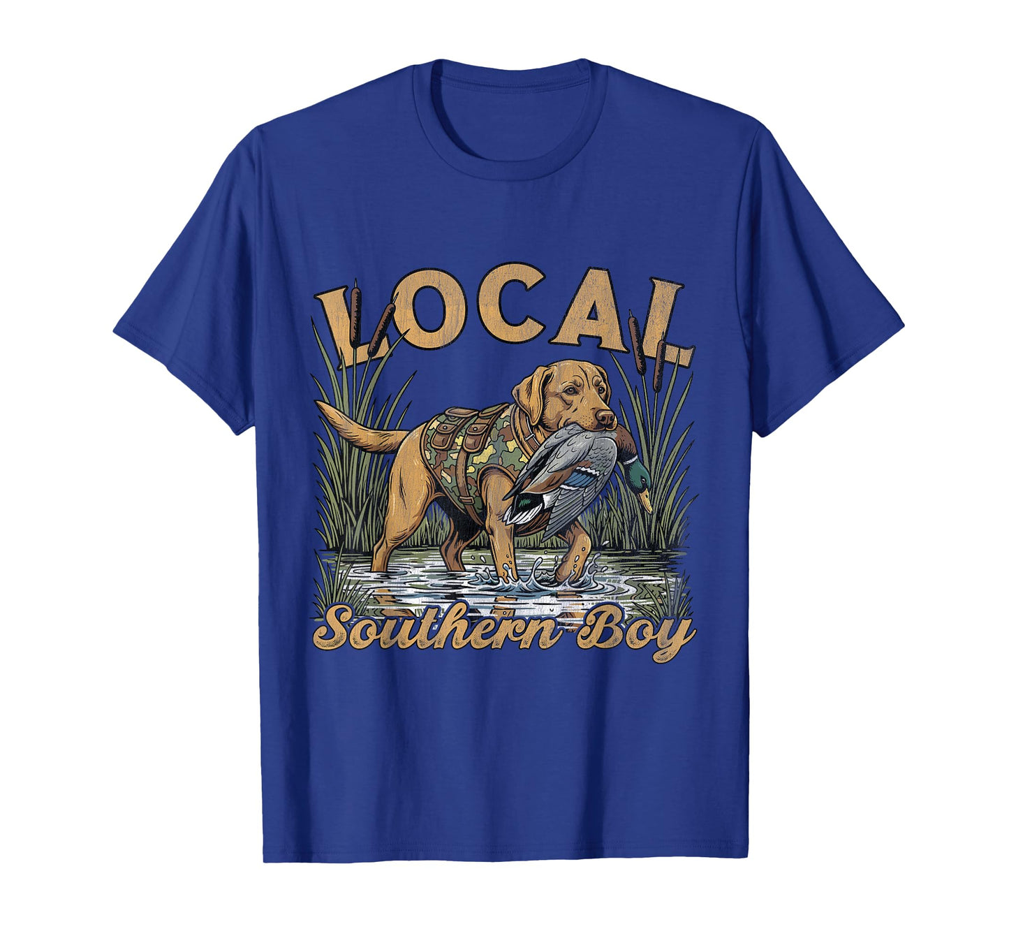Local Southern Boy Duck Hunting Waterfowl Outdoor Vintage T-Shirt