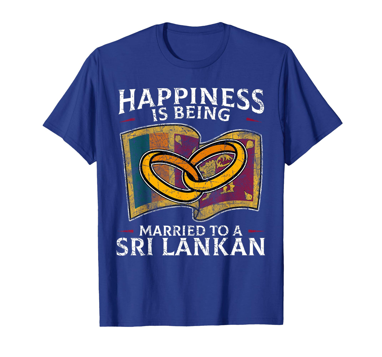 Sri Lankan Wedding Sri Lanka Heritage Roots Flag Married T-Shirt