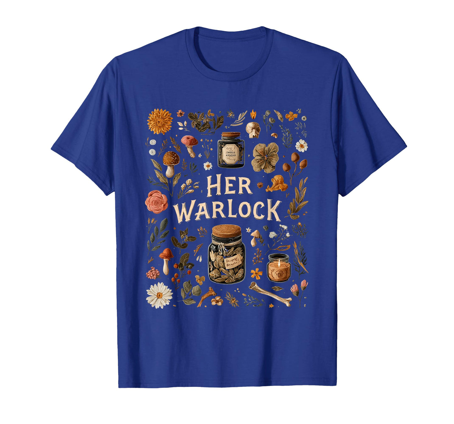 Her Warlock His Witch Witchcraft Couple Occult Magick T-Shirt