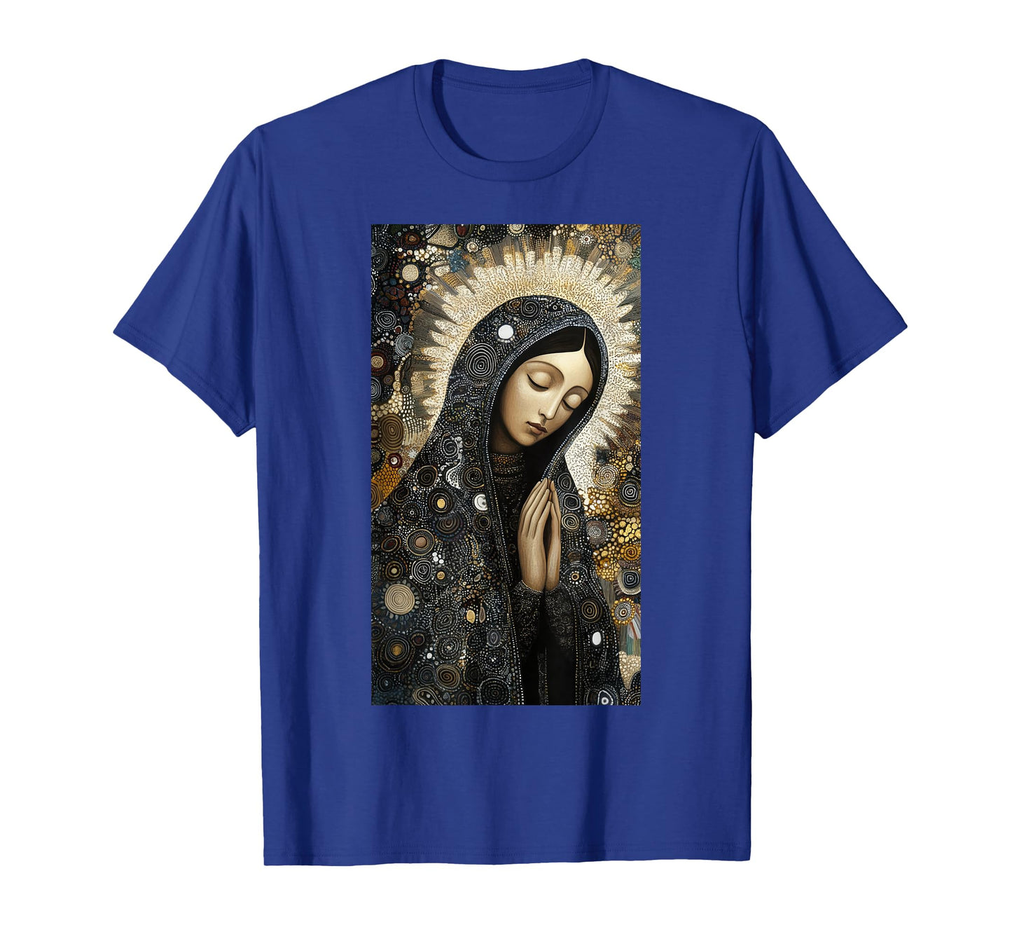 Catholicism Our Lady Guadalupe Intricate Floral T-Shirt
