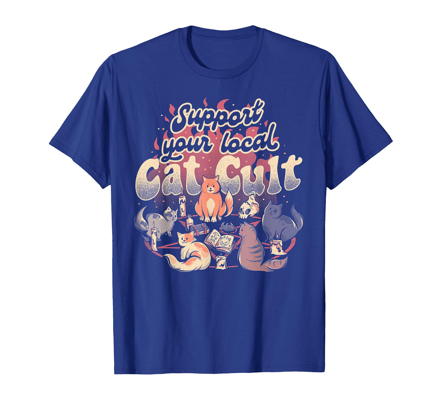 Support Your Local Cat Cult T-Shirt