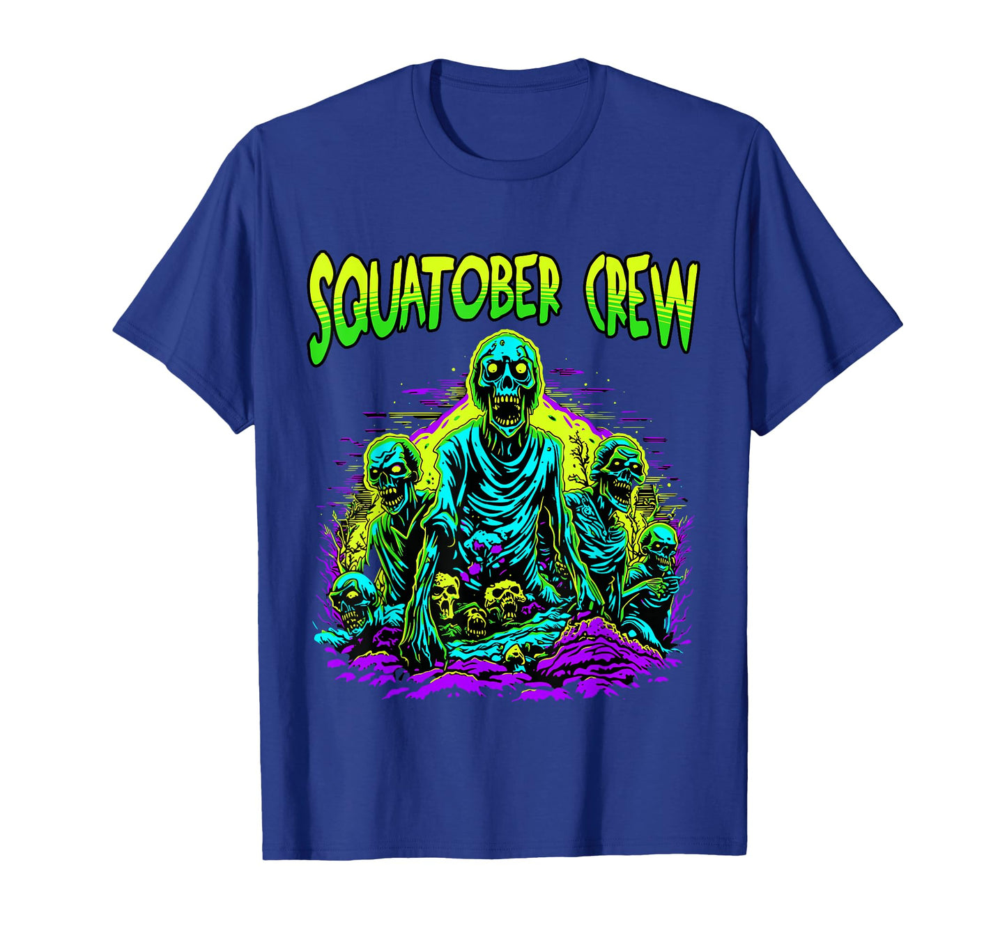 SQUATOBER CREW October Squat Challenge Zombies T-Shirt