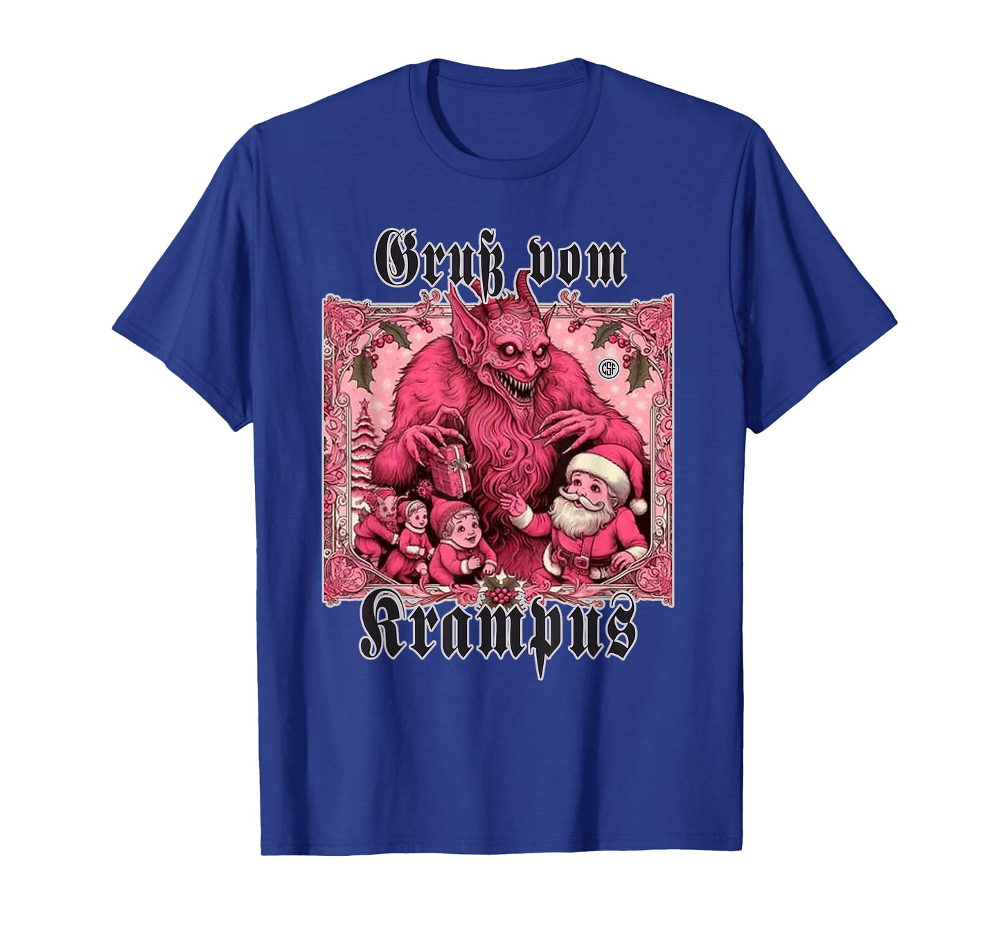 Greeting from Krampus Christmas Legend Figure T-Shirt