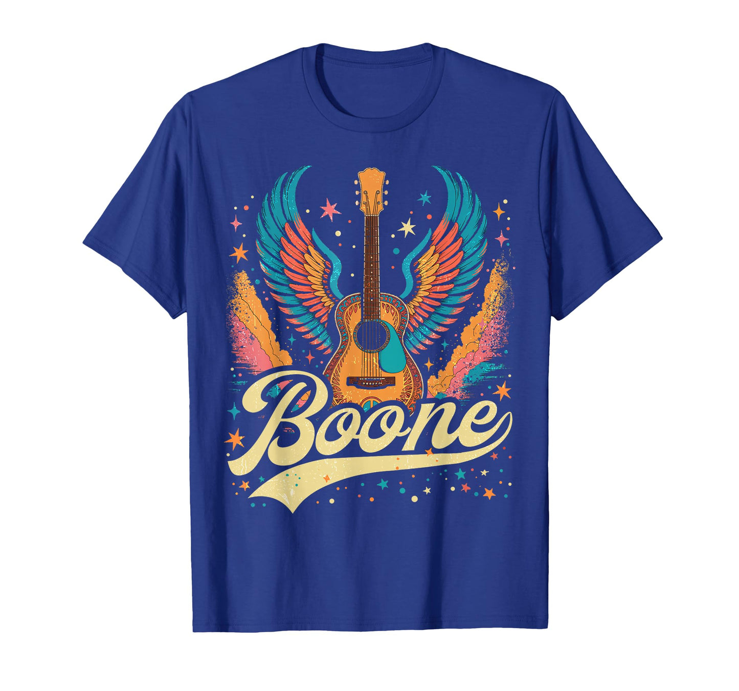Boone Family Name I Love Boone Personalized Vintage US Flag T-Shirt