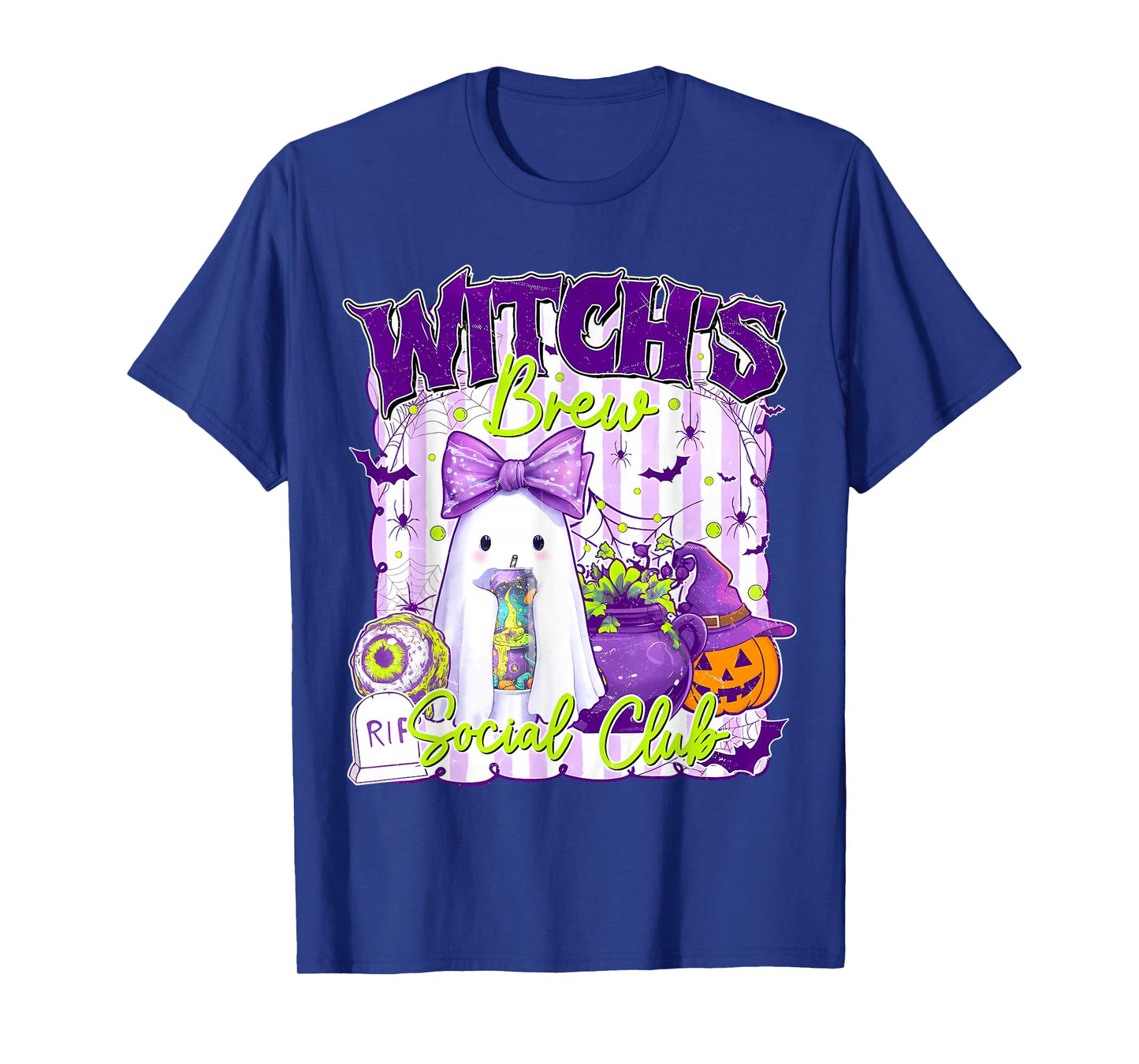 Kawaii Witch’s Brew Ghost Cute Soda Can Energy Drink T-Shirt