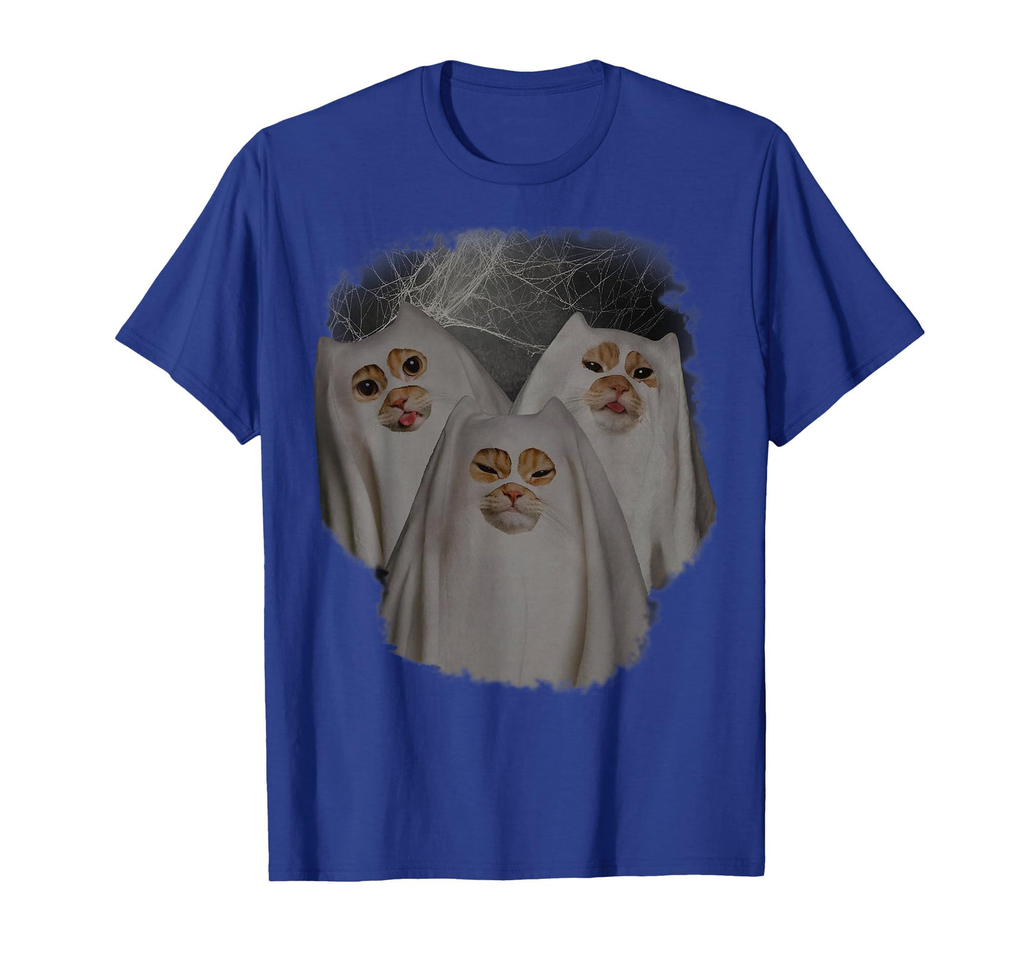 Ghost Cat Meme Funny Halloween Funny Wizard Cat Ghost T-Shirt