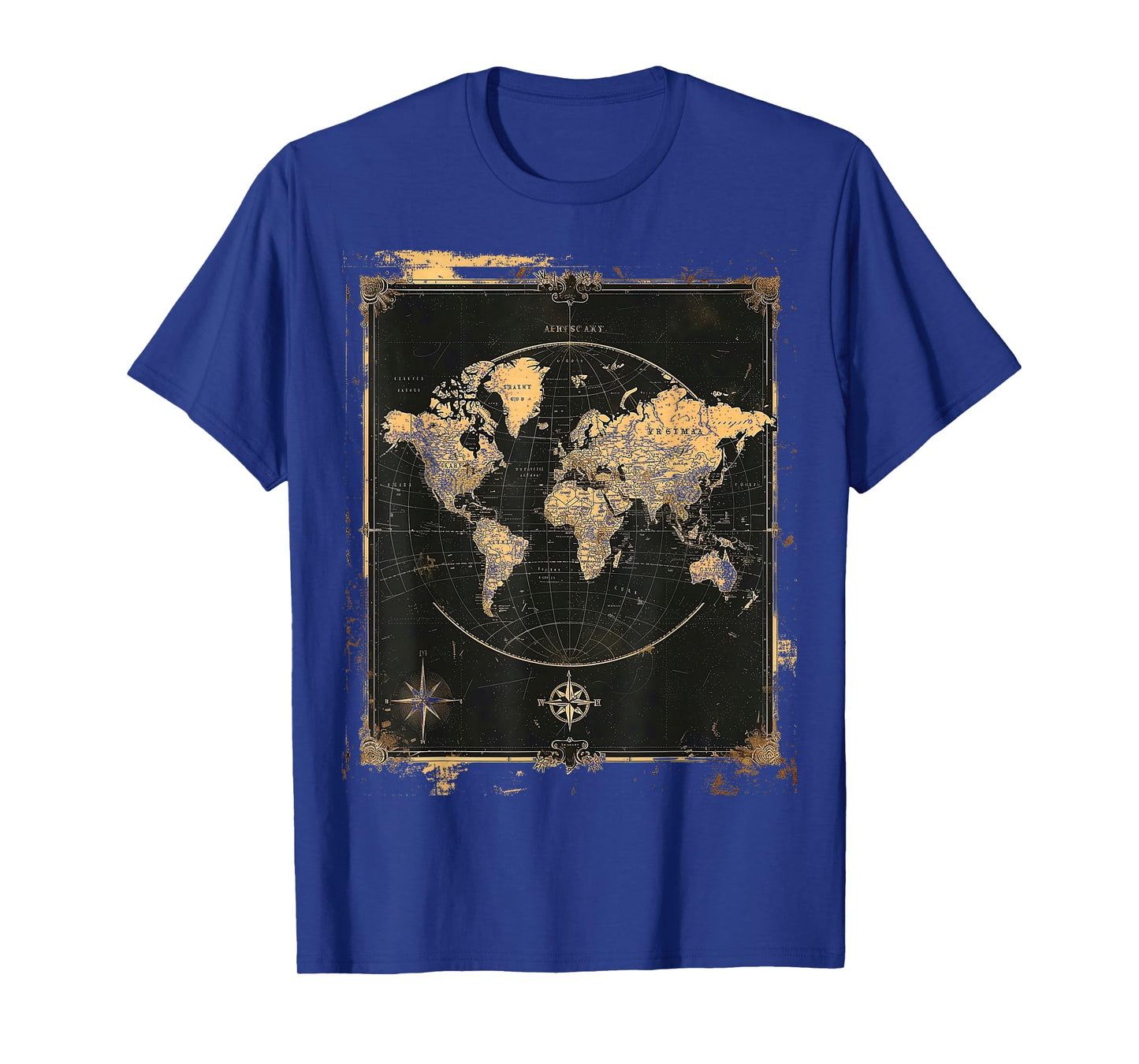 Vintage World Map Poster T-Shirt