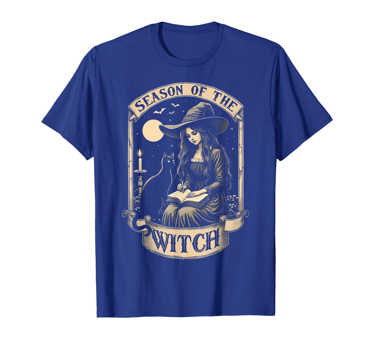 Halloween Mystical Vintage Season of The Witch Party Costume T-Shirt