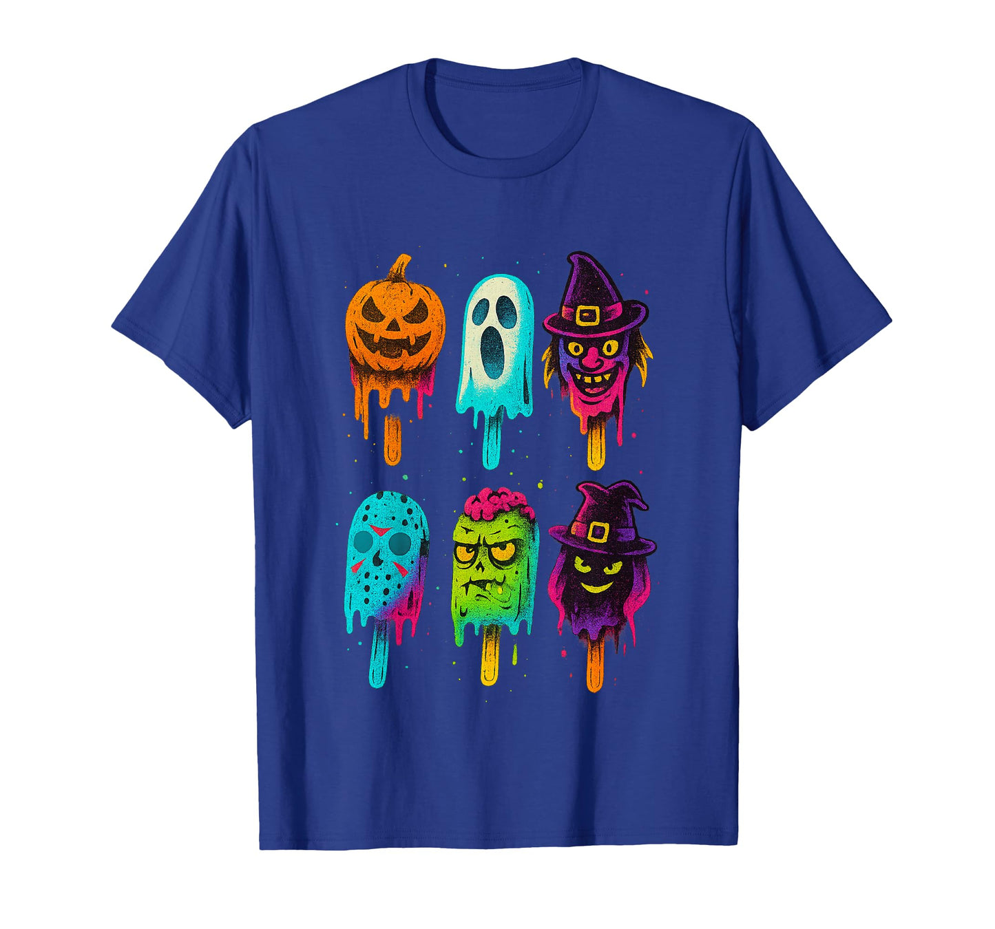 Funny Horror Ice Cream Pops Summerween Halloween 3D Candy T-Shirt