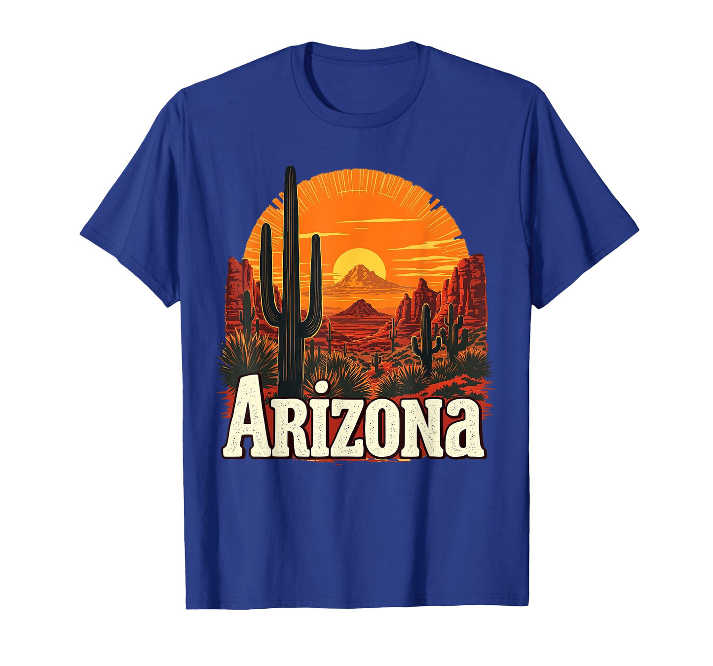 Retro Arizona Home State AZ Desert Sunset Vintage T-Shirt