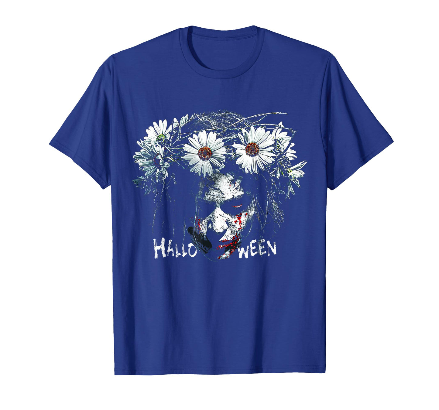 Halloween Witch Flowers Costume Fun T-Shirt