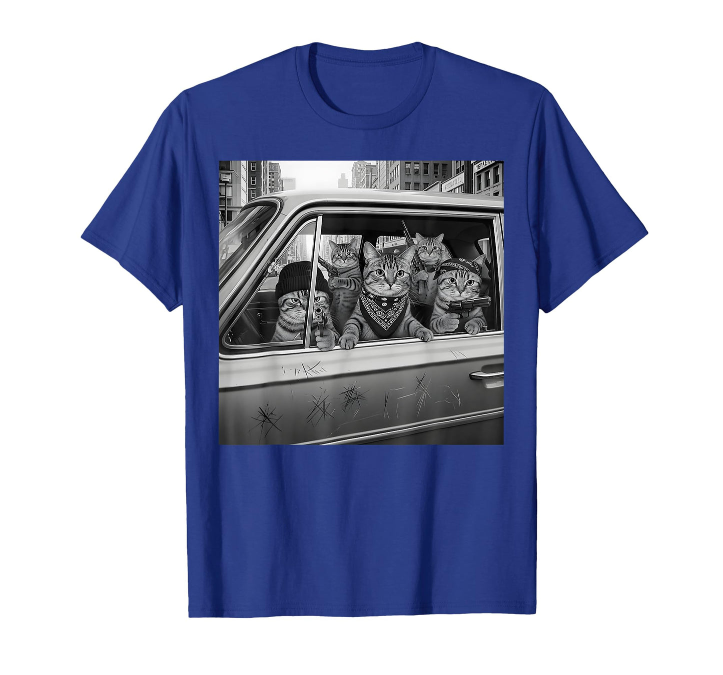 Funny Cat Gang Vintage Funny Cat Meme T-Shirt