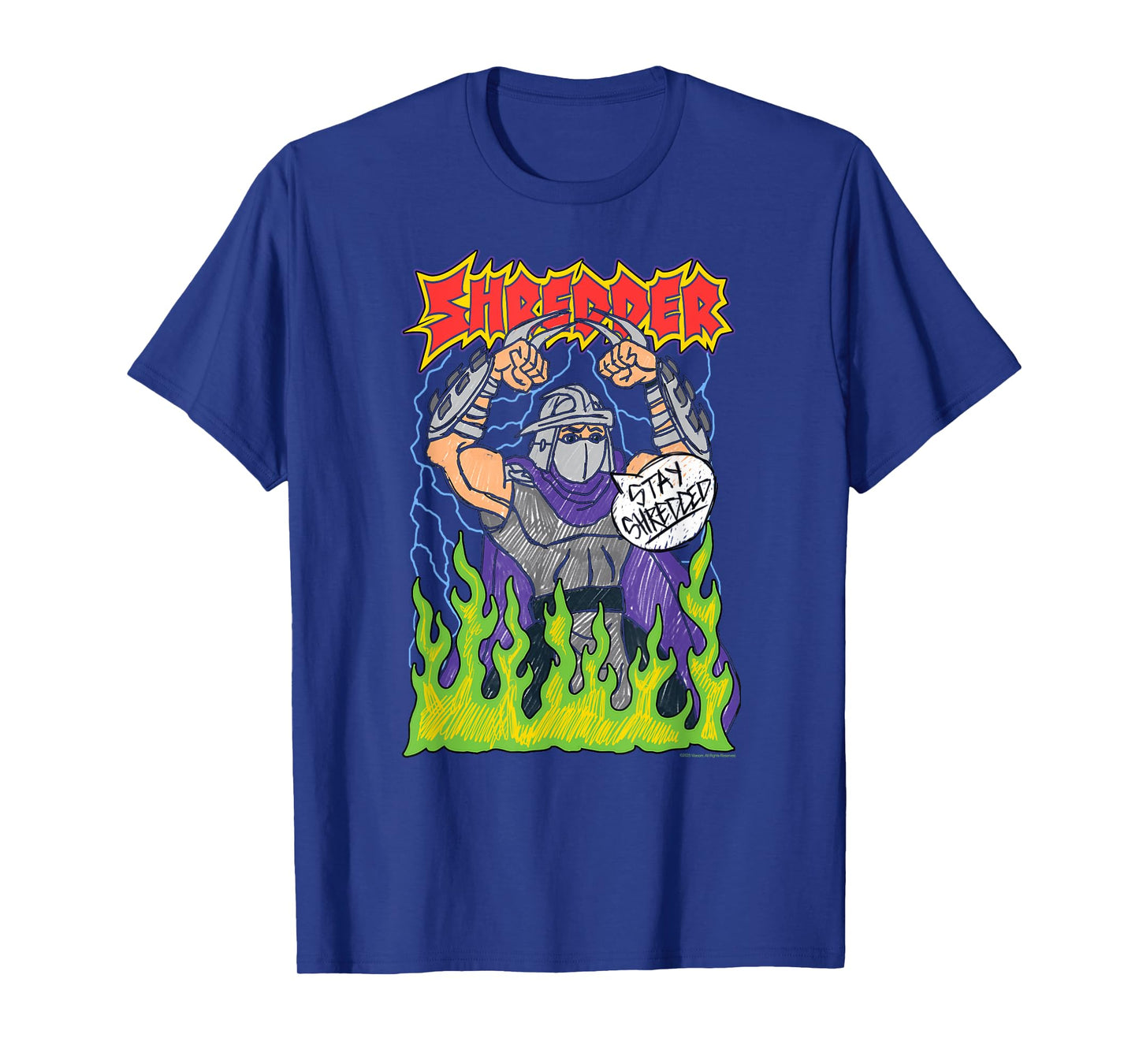 Teenage Mutant Ninja Turtles Stay Shredded Vintage Shredder T-Shirt