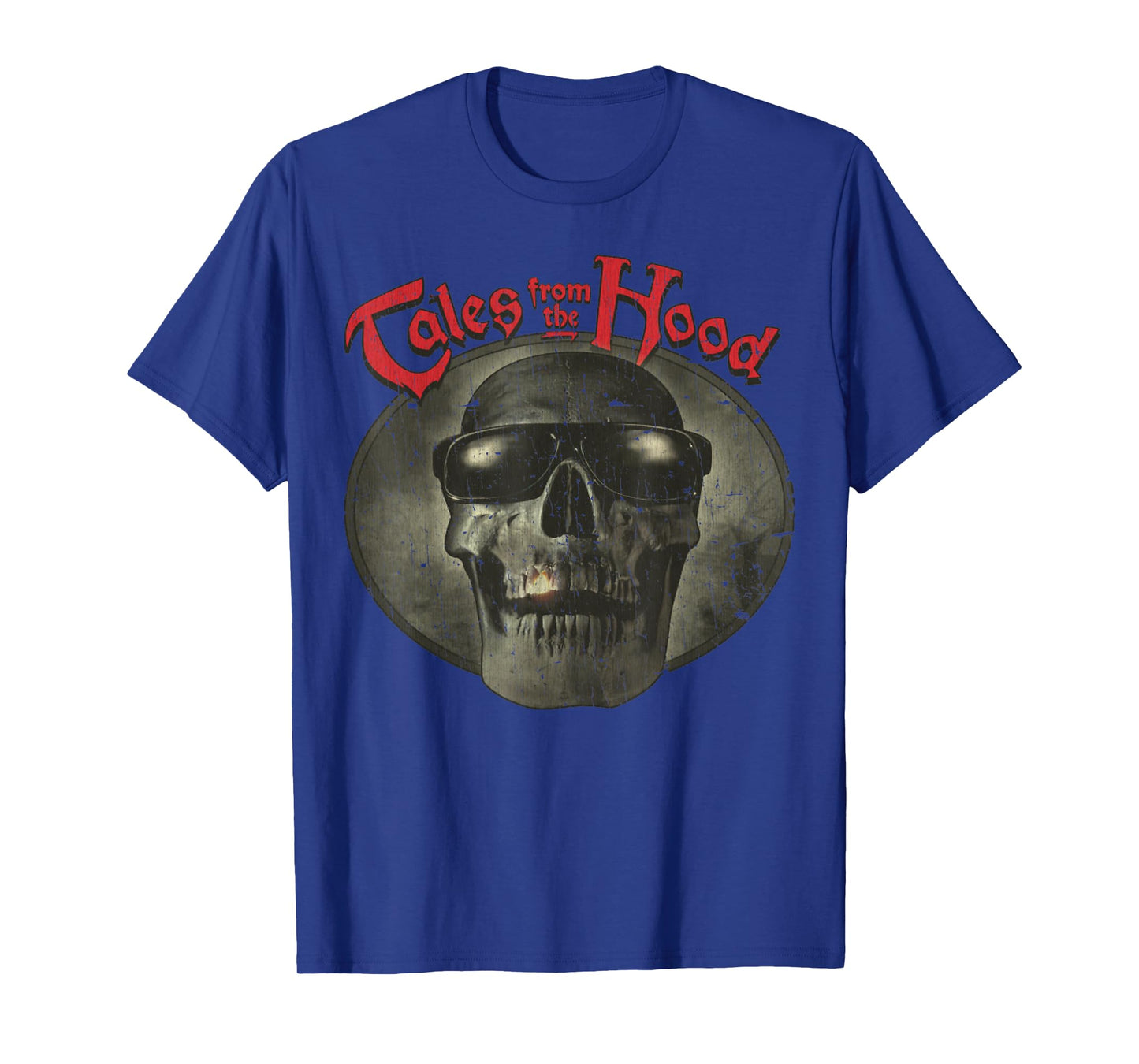 Vintage Tales Dark Skull From The Retro Hood Design T-Shirt