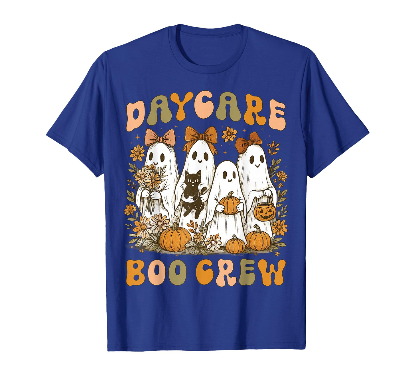 Boo Crew Daycare Teacher Matching Halloween Costume Ghost T-Shirt