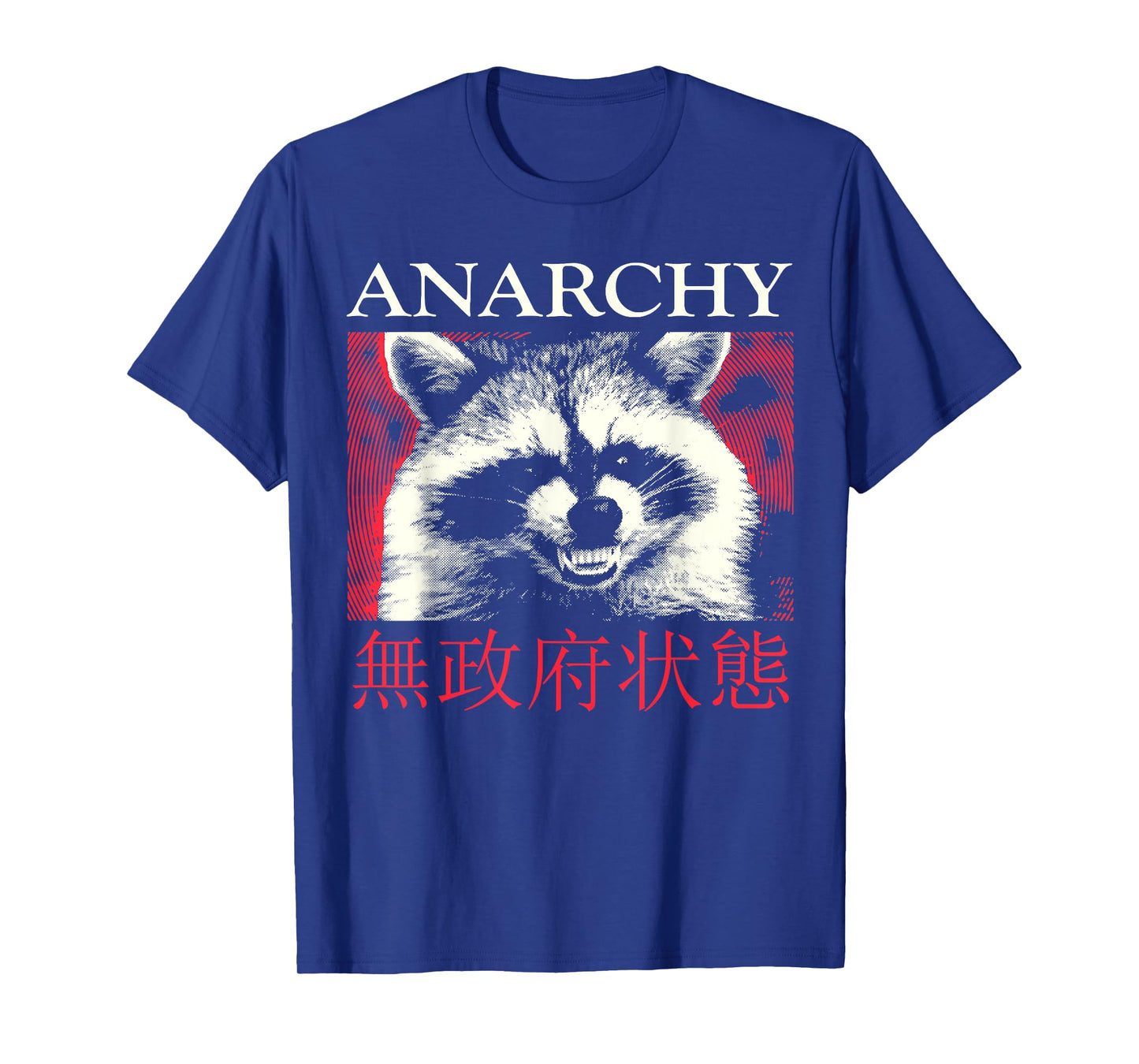 Anarchy Raccoon Japanese T-Shirt