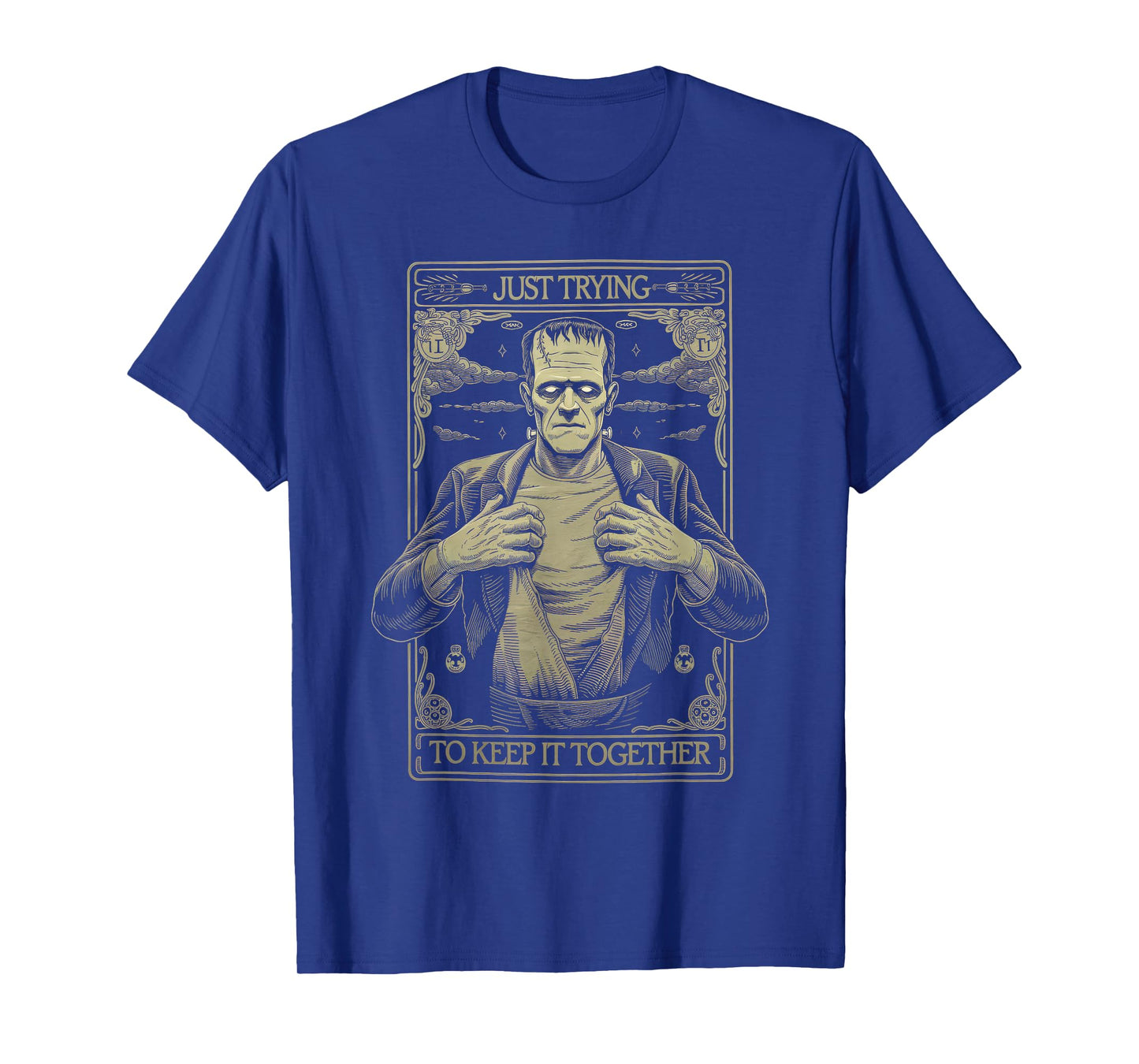 Just Trying to Keep It Together Shirt Halloween Frankenstein T-Shirt