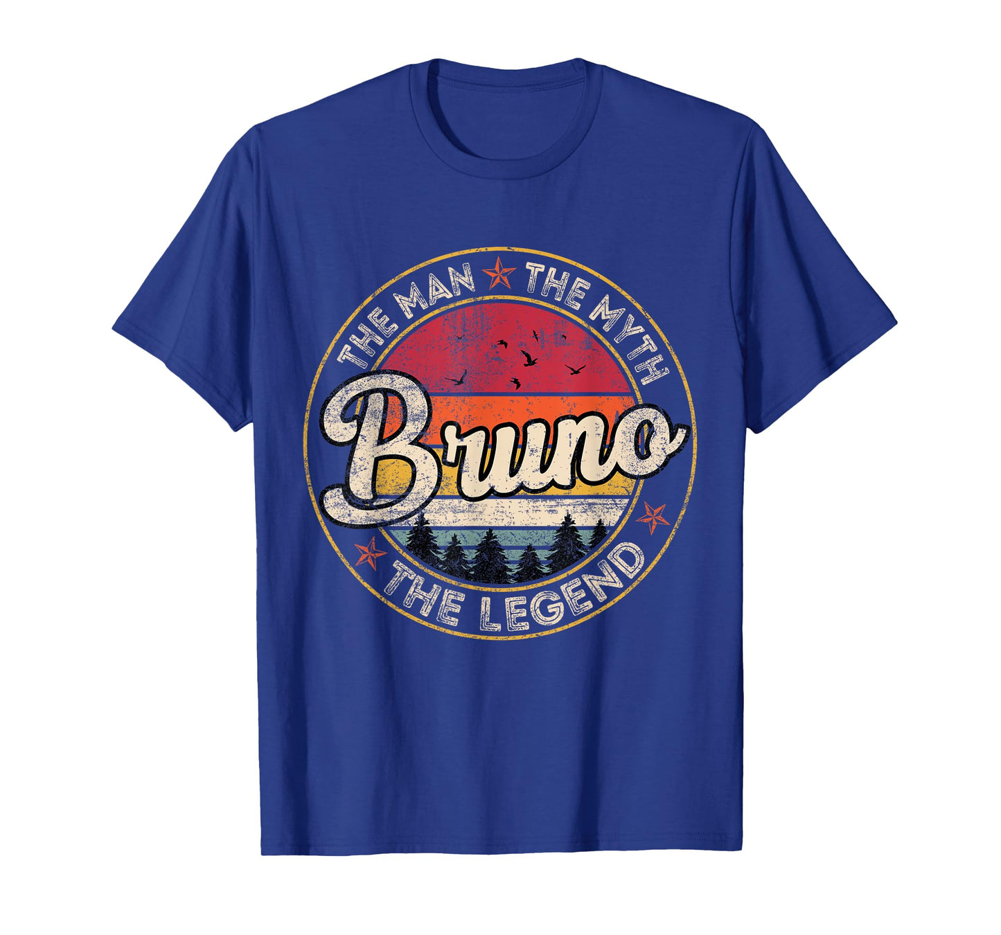 Bruno The Man The Myth The Legend Personalized Name T-Shirt