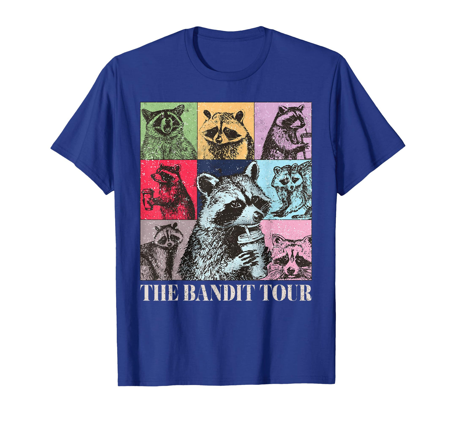 Raccoon The Bandit Tour Funny Raccoon Summer 2024 T-Shirt