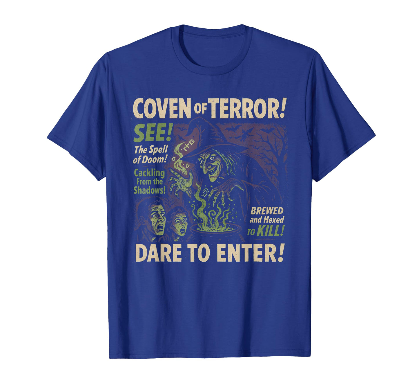 Coven of Terror Witch Movie Poster Vintage Halloween T-Shirt
