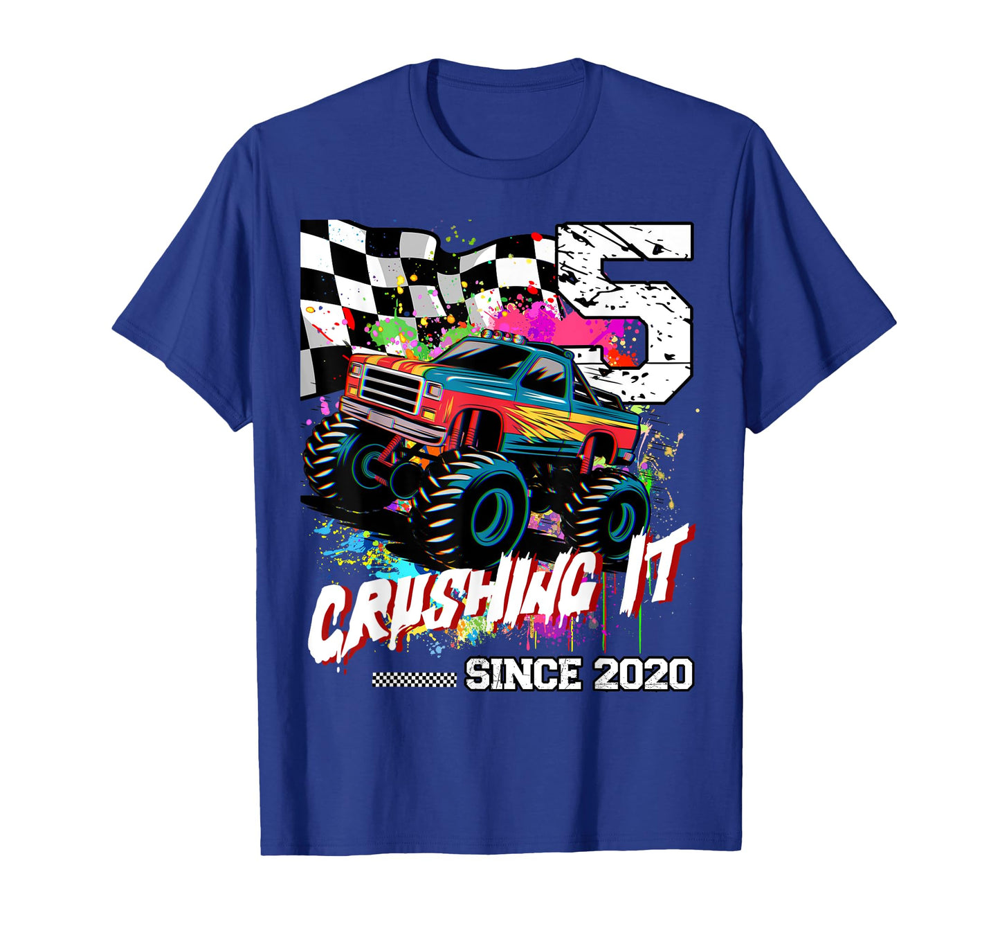Birthday Monster Truck 5th years old Monster Truck Birthday T-Shirt