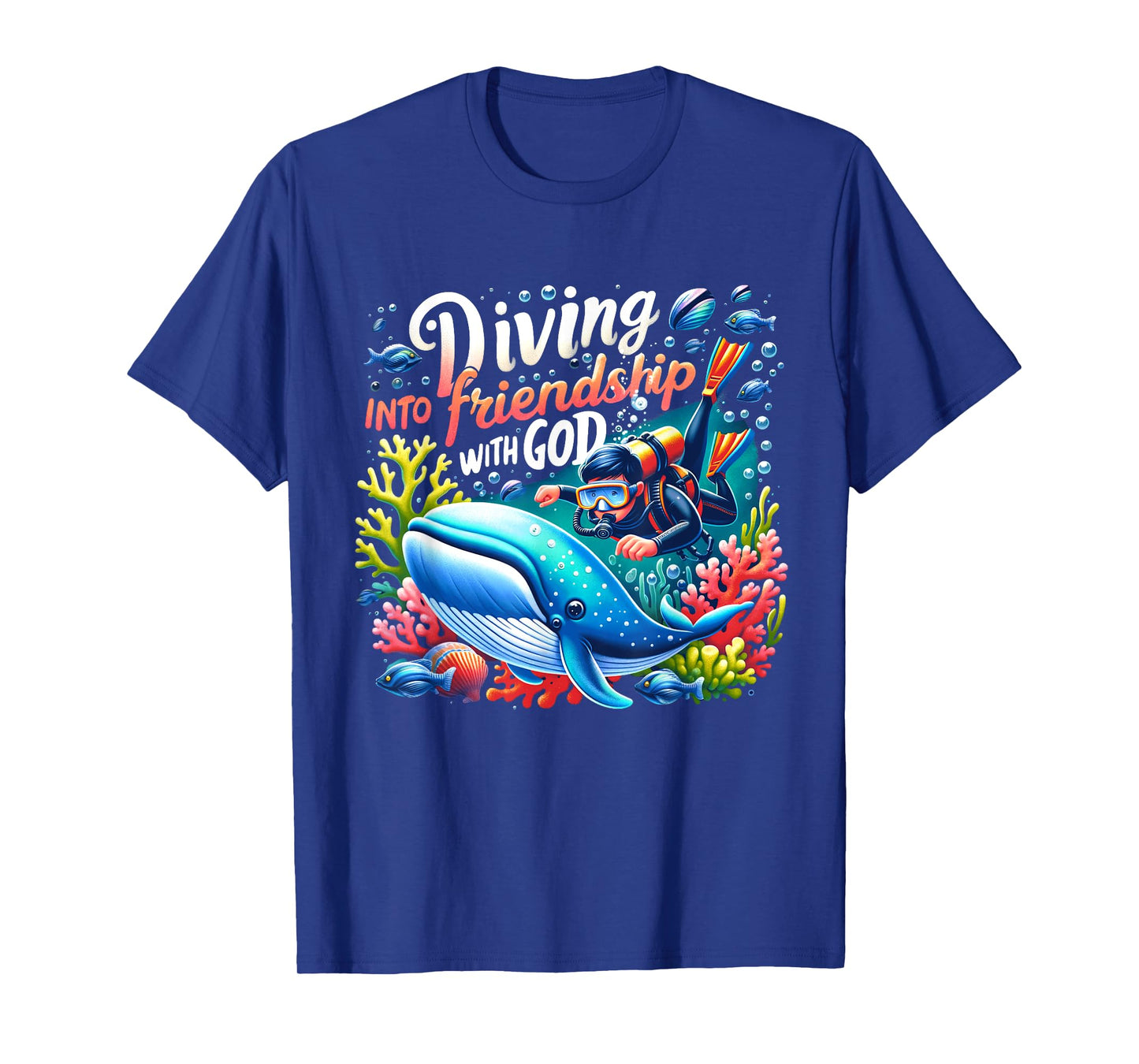 Vacation Bible School Diving Into Friendship God VBS 2024 T-Shirt