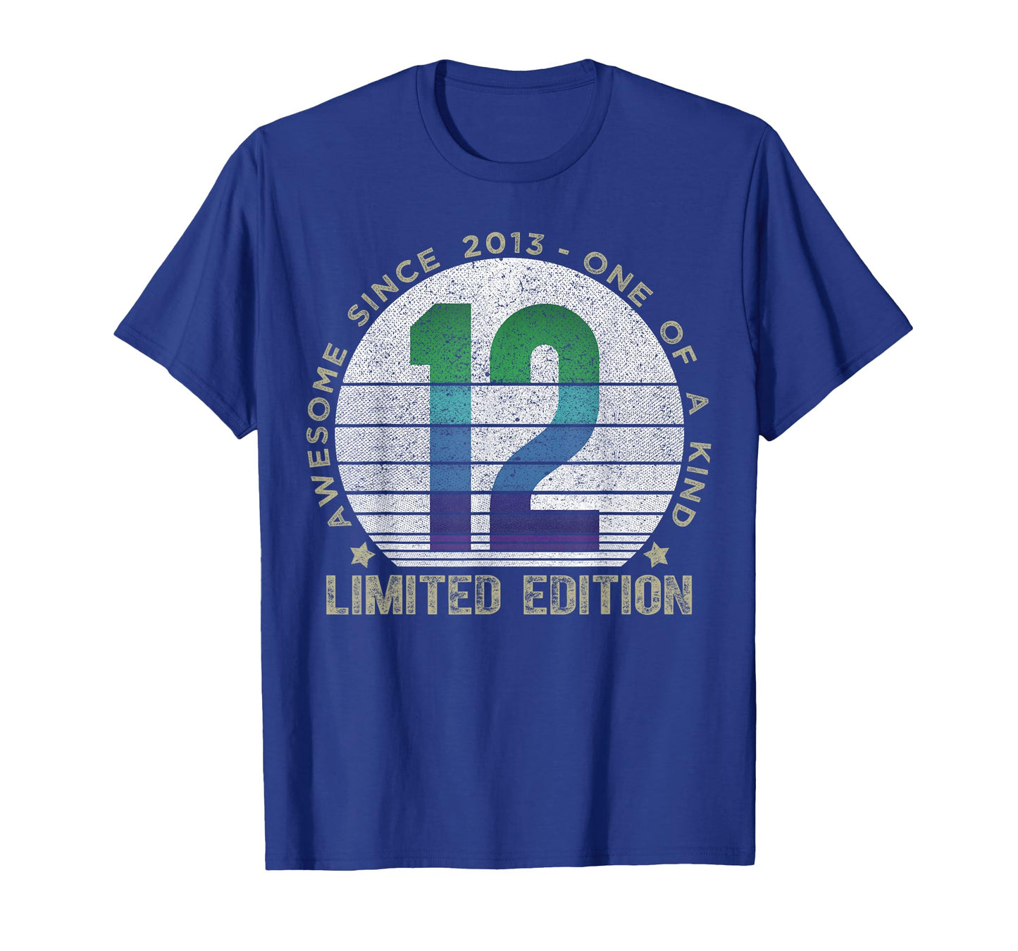 12 Year Old Gifts Vintage 2013 Limited Edition 12th Birthday T-Shirt