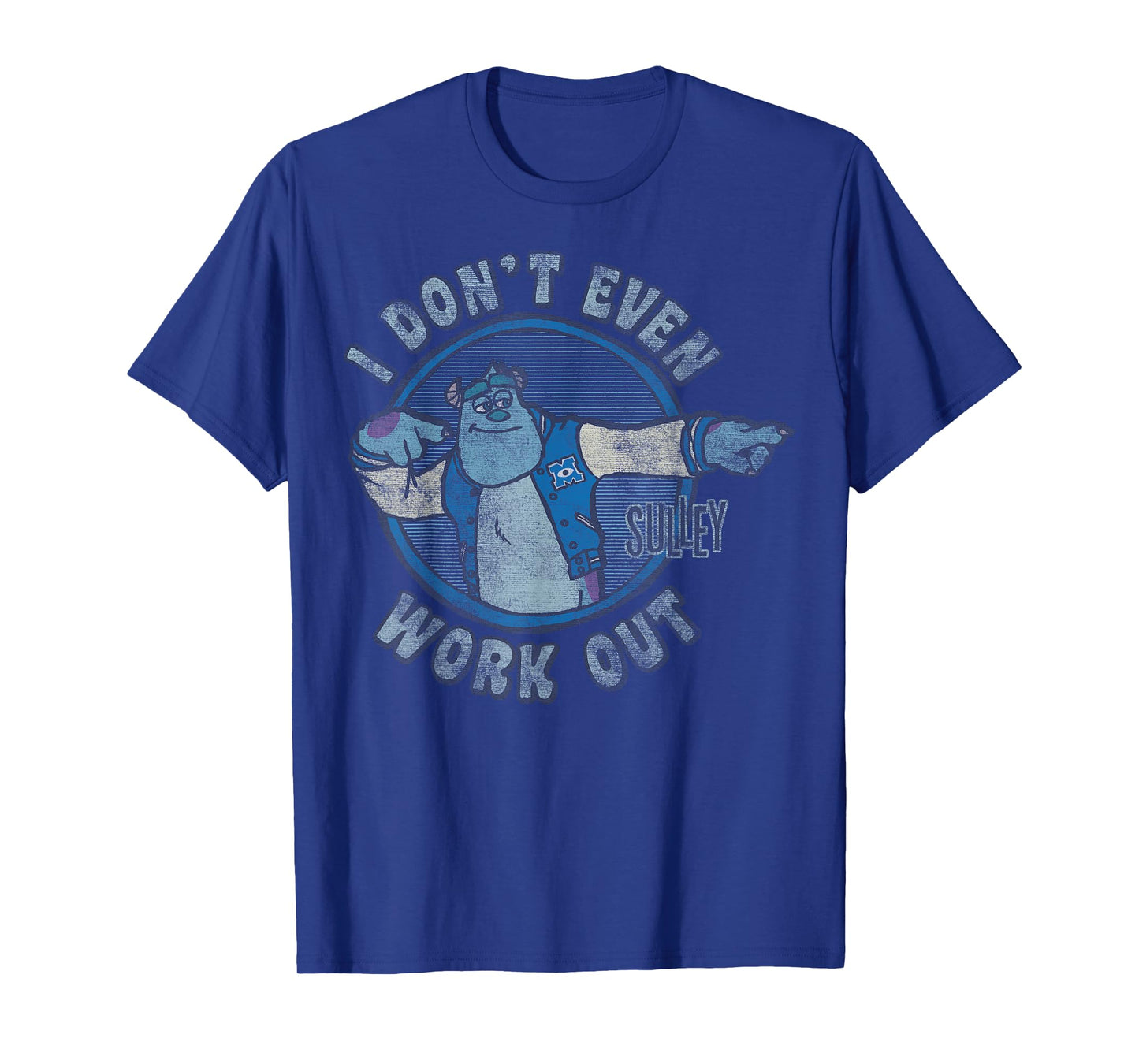 Disney Pixar Monsters Inc. Sulley Doesn't Even Workout T-Shirt