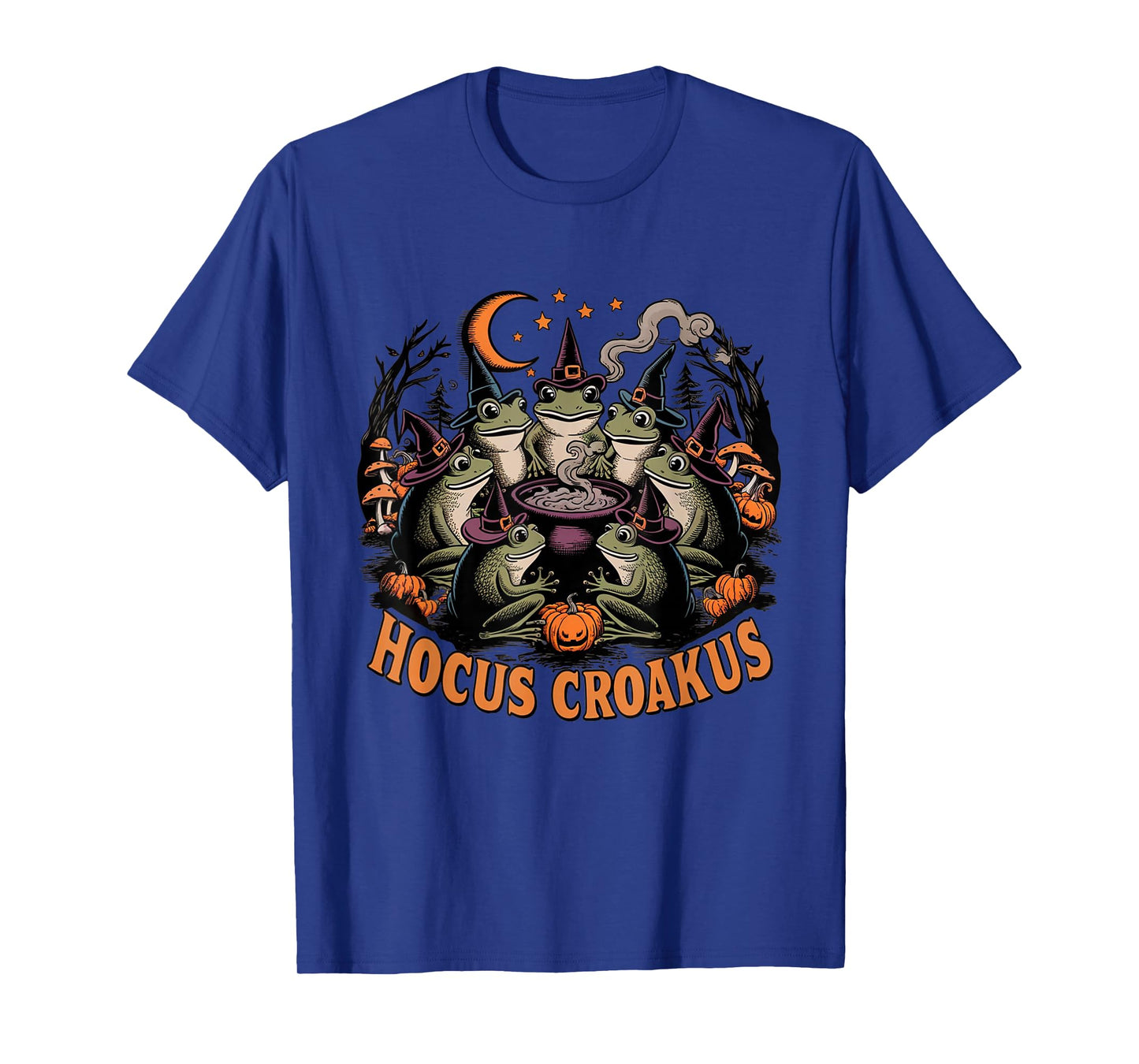 Hocus Croakus Frog Coven Funny Witch Halloween Spooky Animal T-Shirt