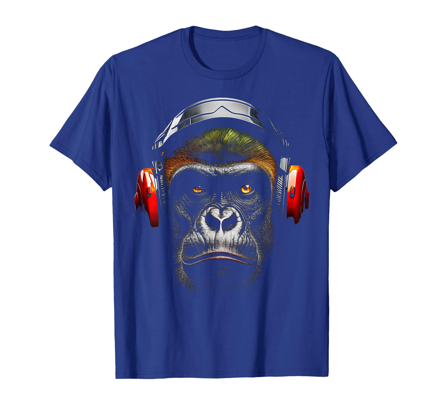 Gorilla Drawing Animal Headphones Artwork Gorilla T-Shirt