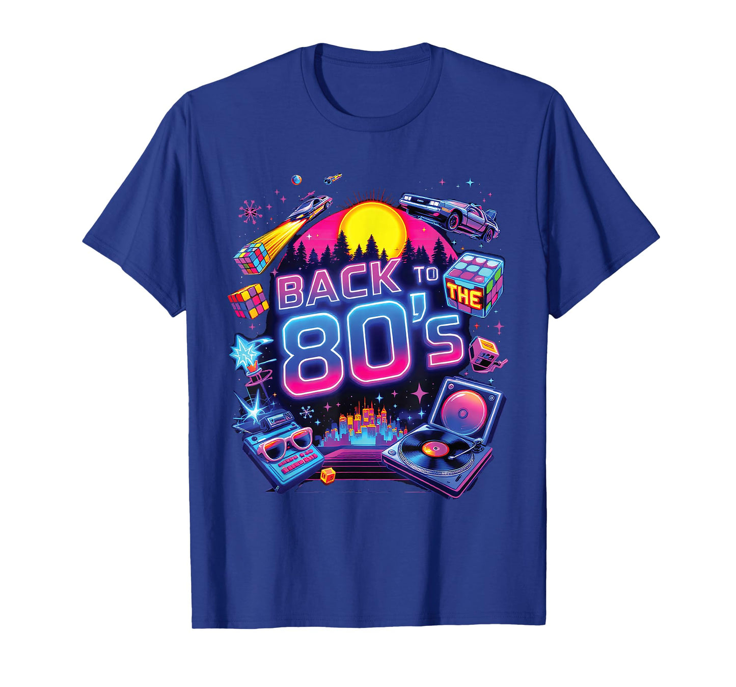 Back To The 80's Retro Vibrant Throwback Celebration T-Shirt
