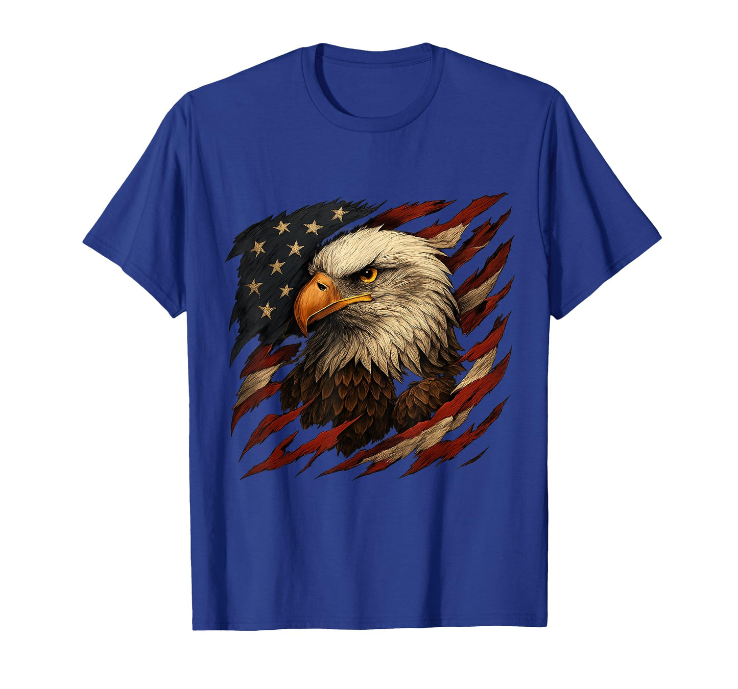 American Bald Eagle, American flag, Vintage USA Flag T-Shirt