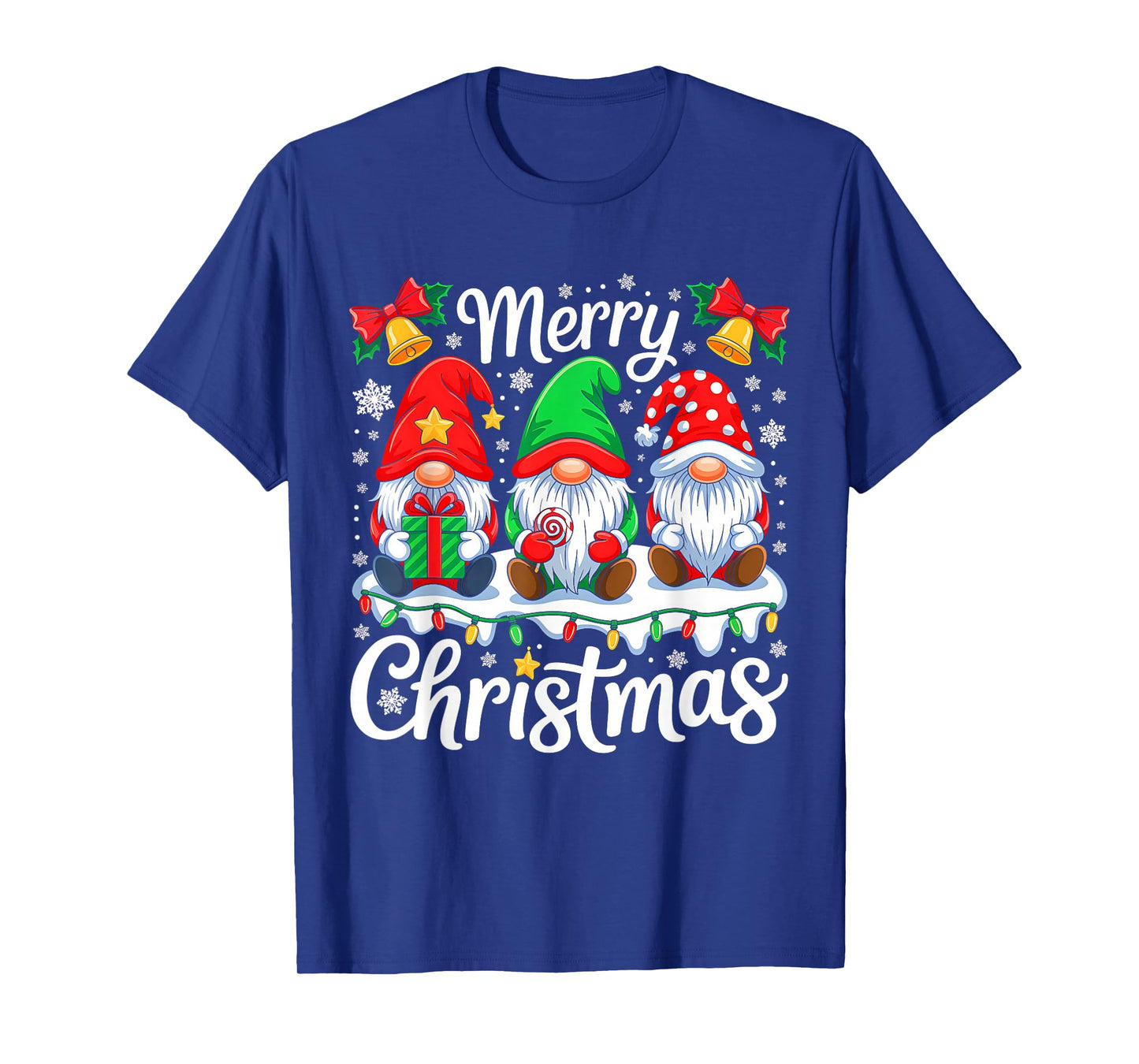Gnomes Xmas Merry Christmas for Men Women Kids Gnomes Lover T-Shirt