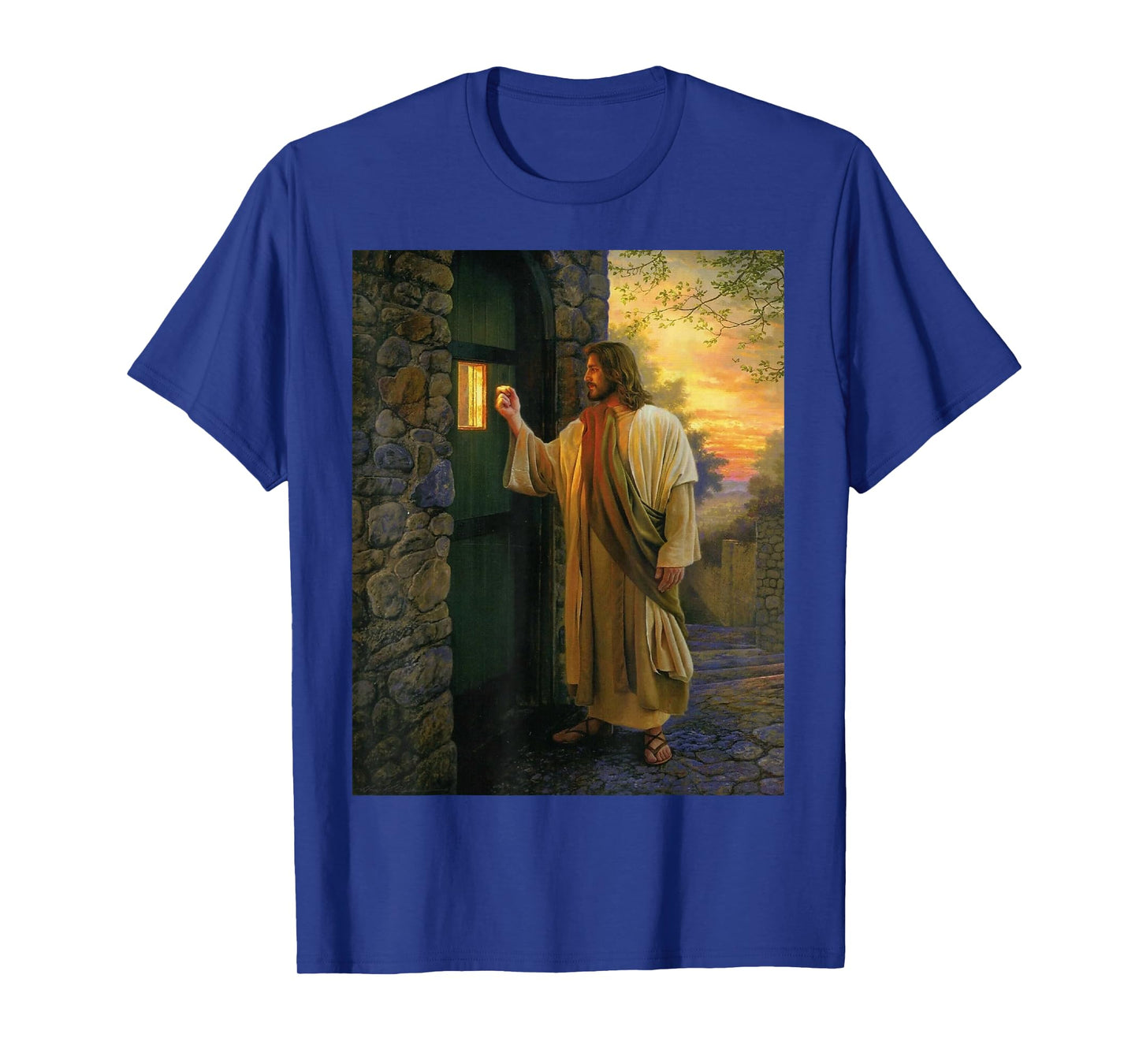 Jesus Knocking On Door Loving Jesus Christ T-Shirt