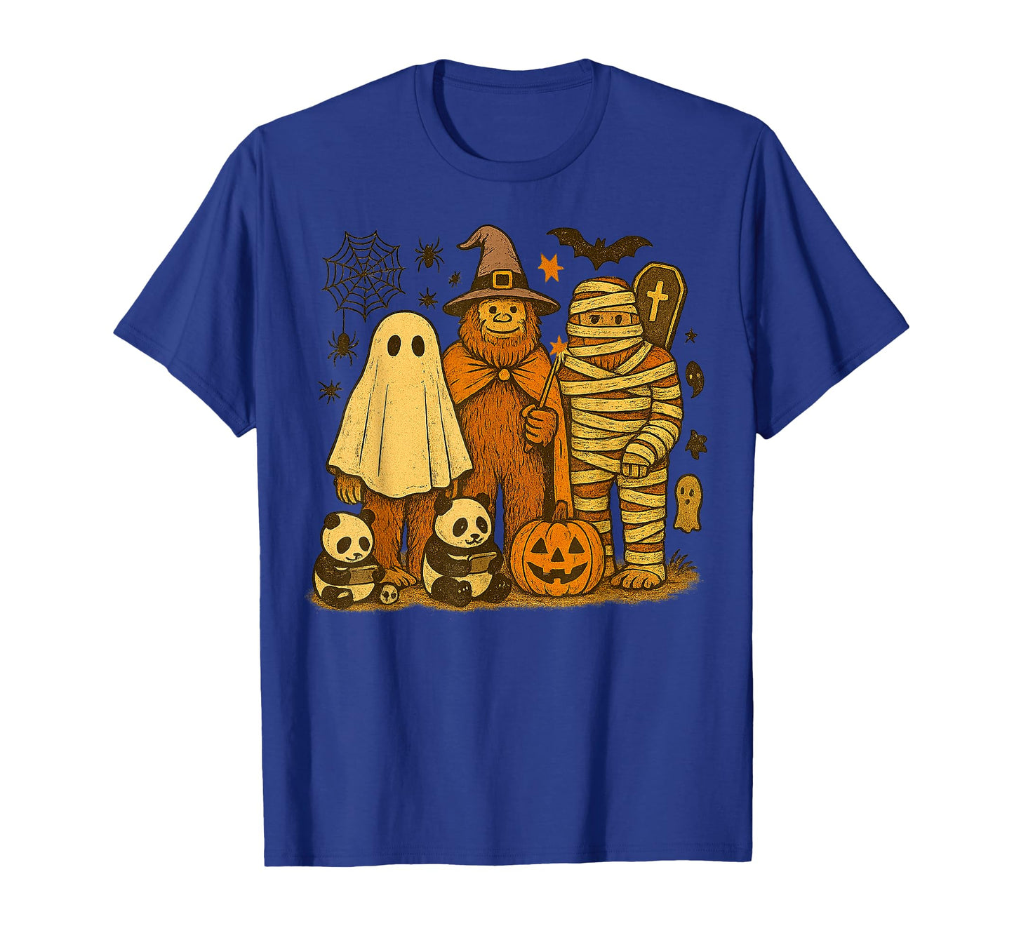 Halloween Bigfoot Costumes Ghost Witch Mummy Funny Gifts T-Shirt