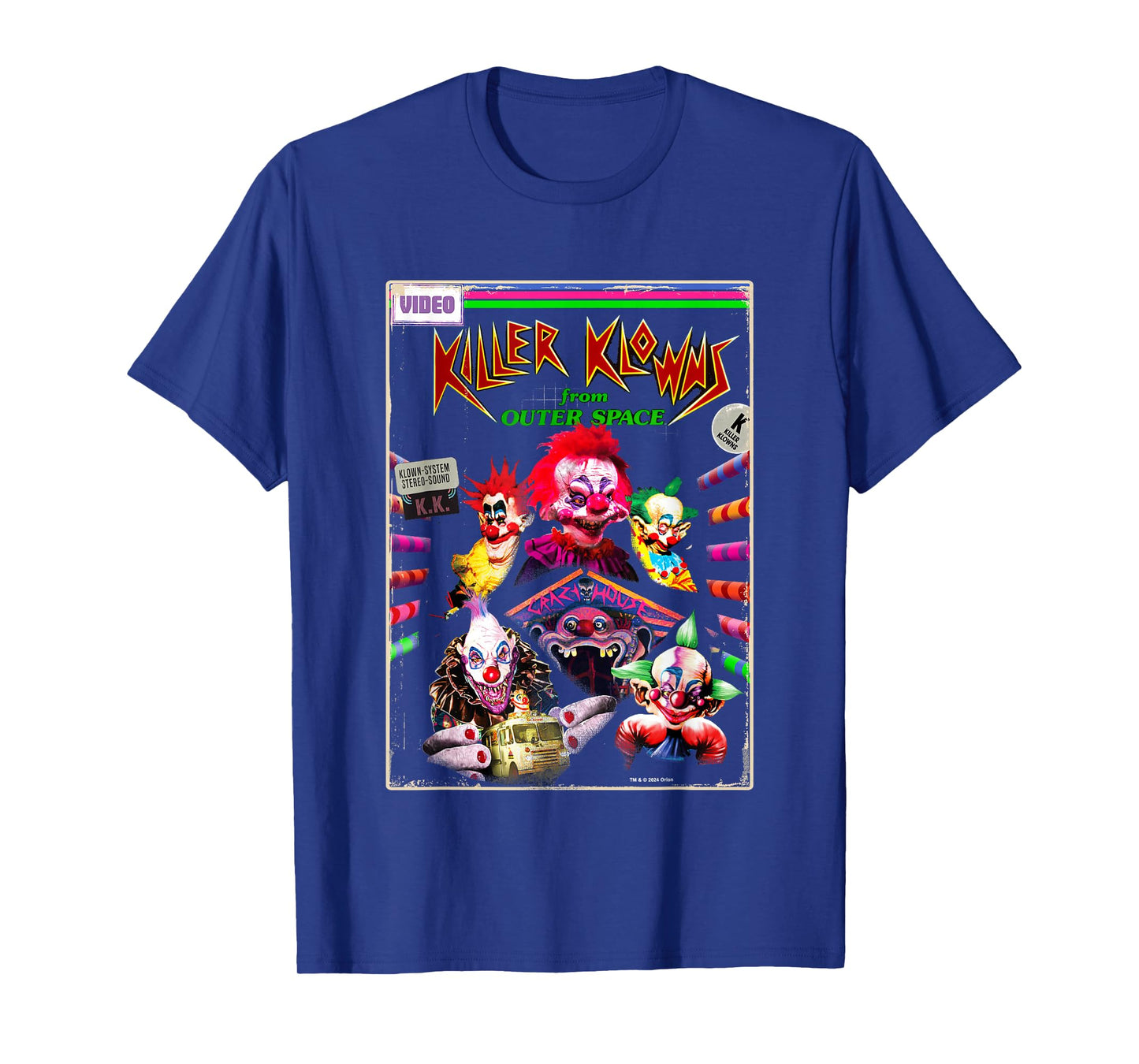Killer Klowns from Outer Space Klown System Retro Poster T-Shirt