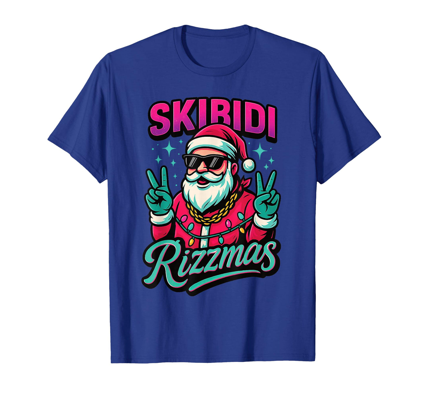 Skibidi Rizzmas Christmas Rizz Santa Claus Charisma Kid Cool T-Shirt