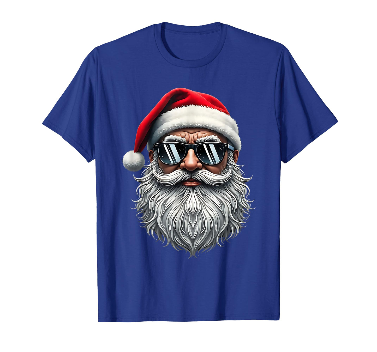 Santa Face Retro Sunglasses Christmas Xmas Men Women Kids T-Shirt