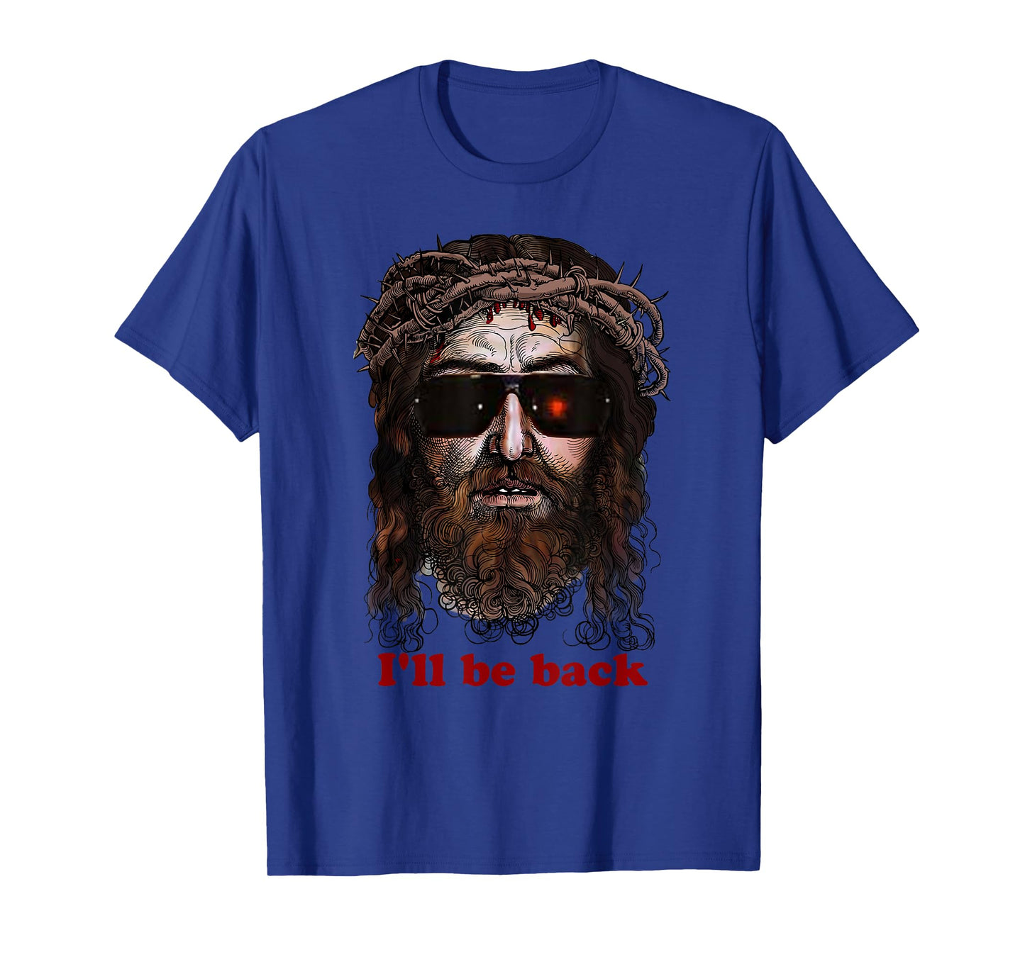 Skynet Jesus In Sunglasses I'll Be Back Tee Shirt T-Shirt