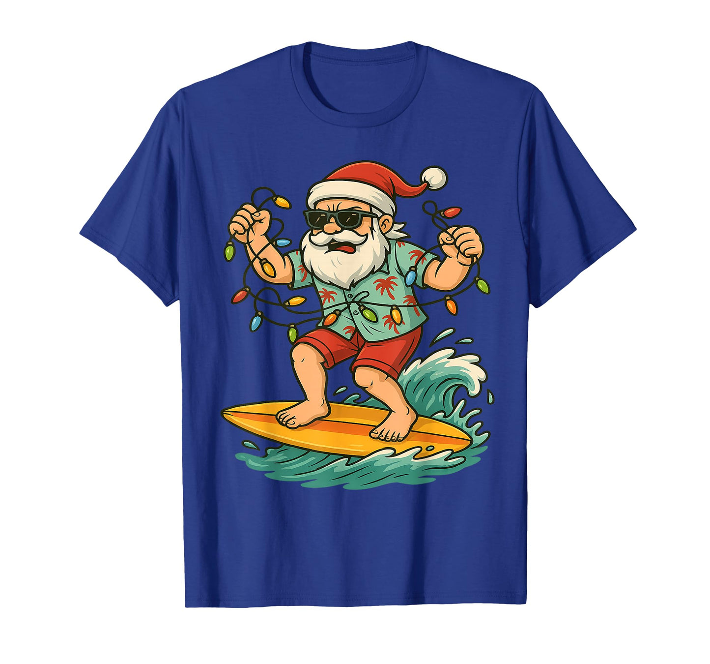 Christmas in July on The Beach Santa Summer Xmas T-Shirt