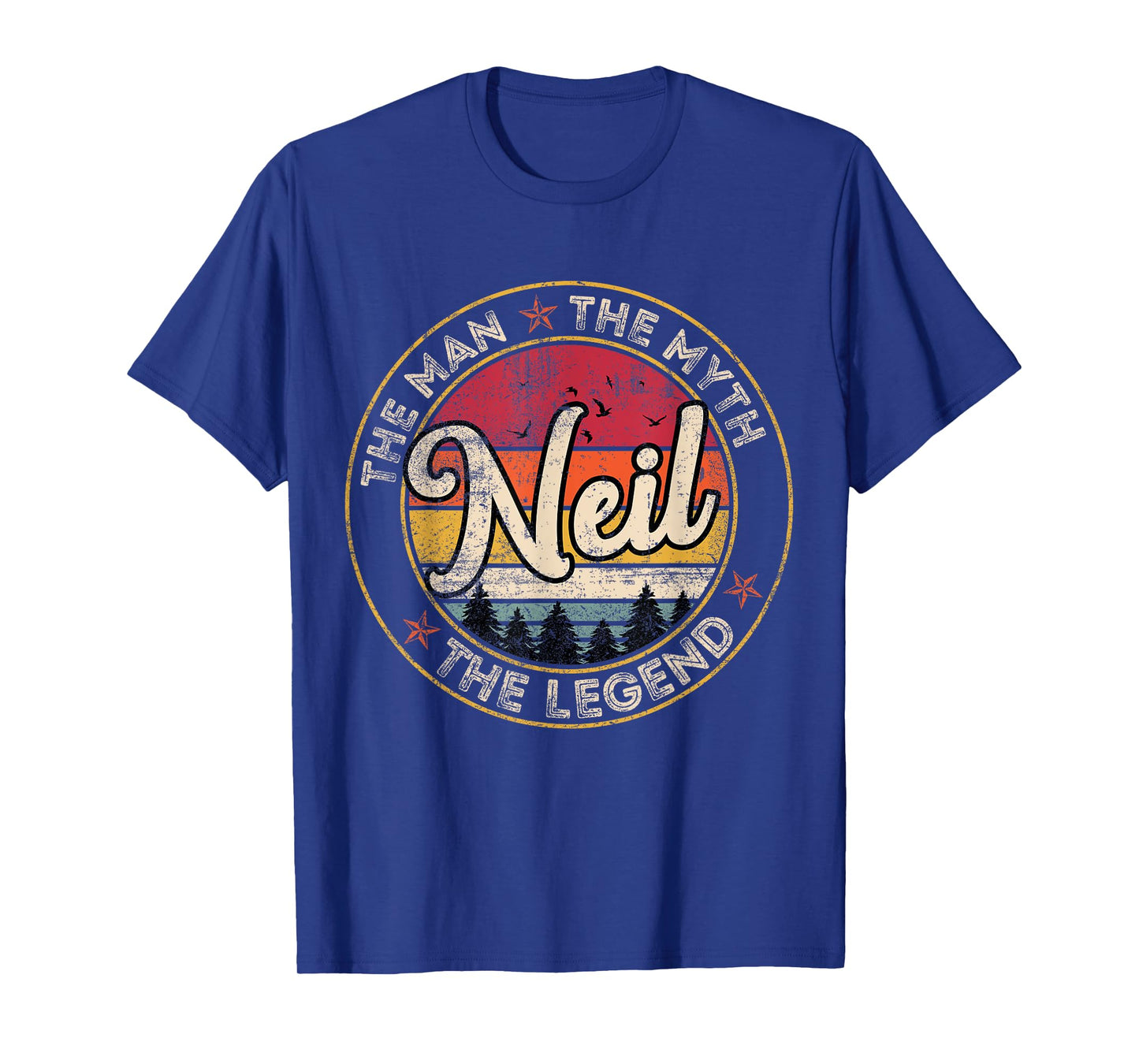 Neil The Man The Myth The Legend Personalized Name T-Shirt