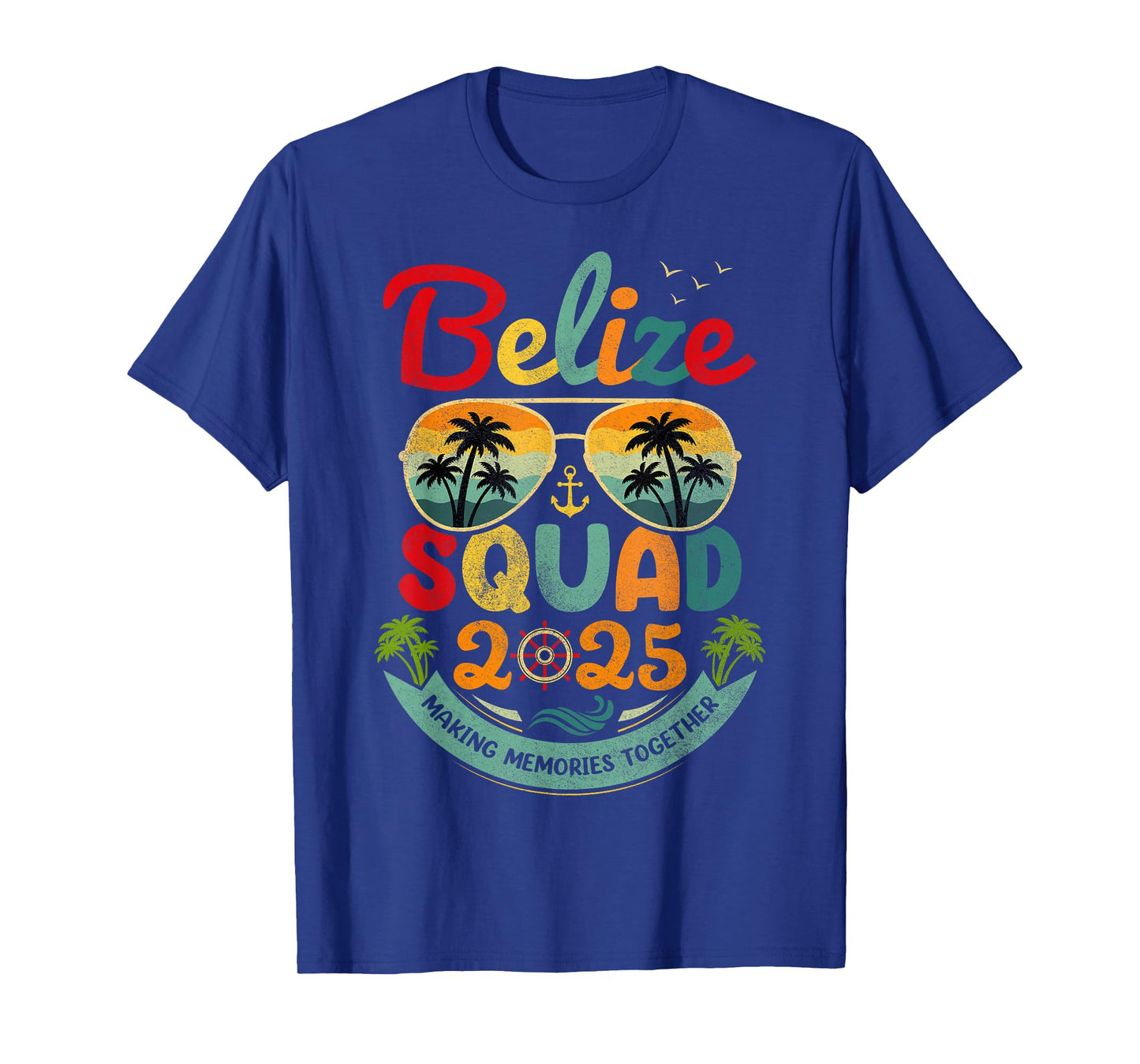 Belize Squad 2025 Tropical Beach Vacation Vintage Belize T-Shirt