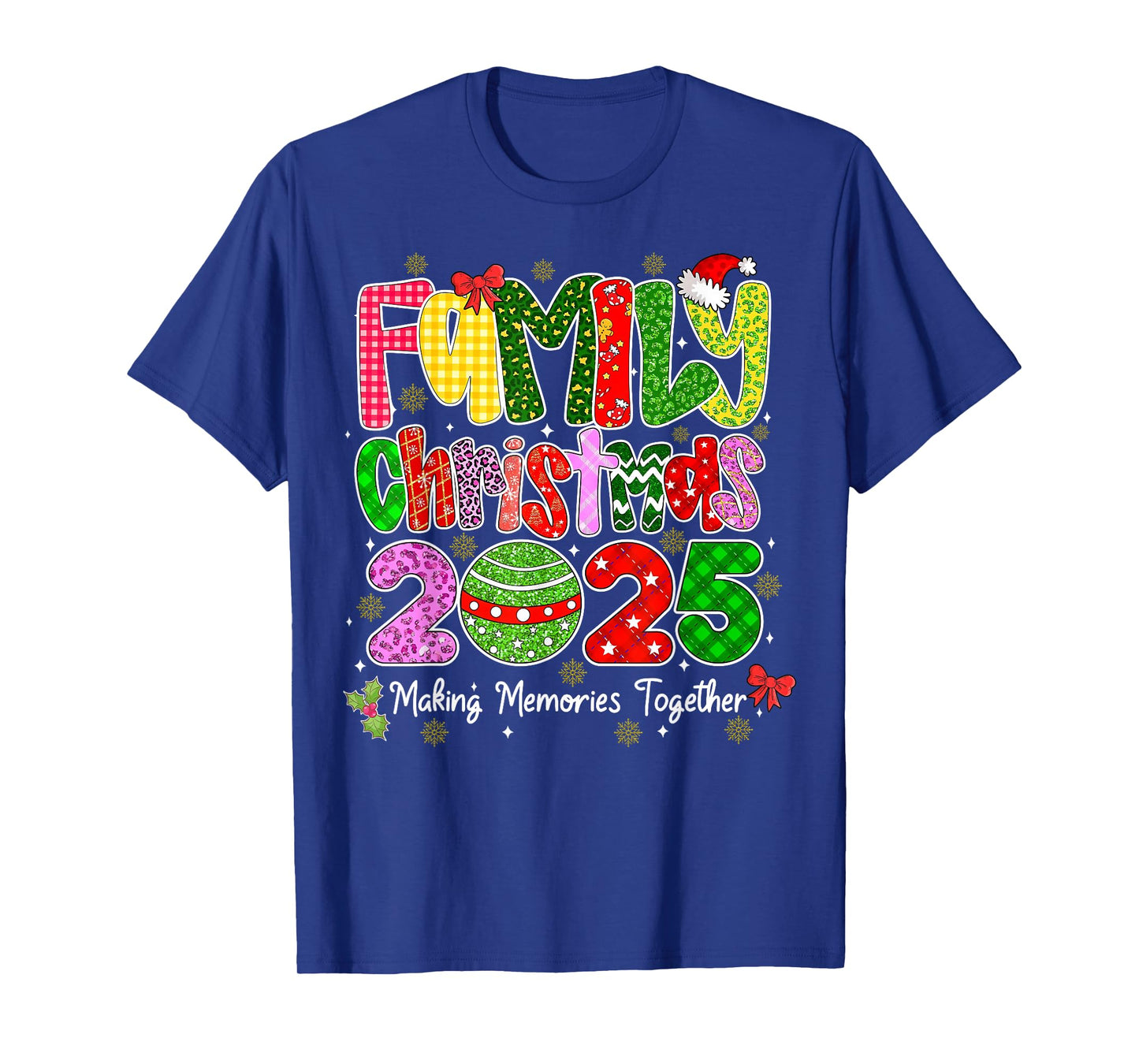Matching Family Christmas 2025 Team Santa Elf Squad Outfit T-Shirt