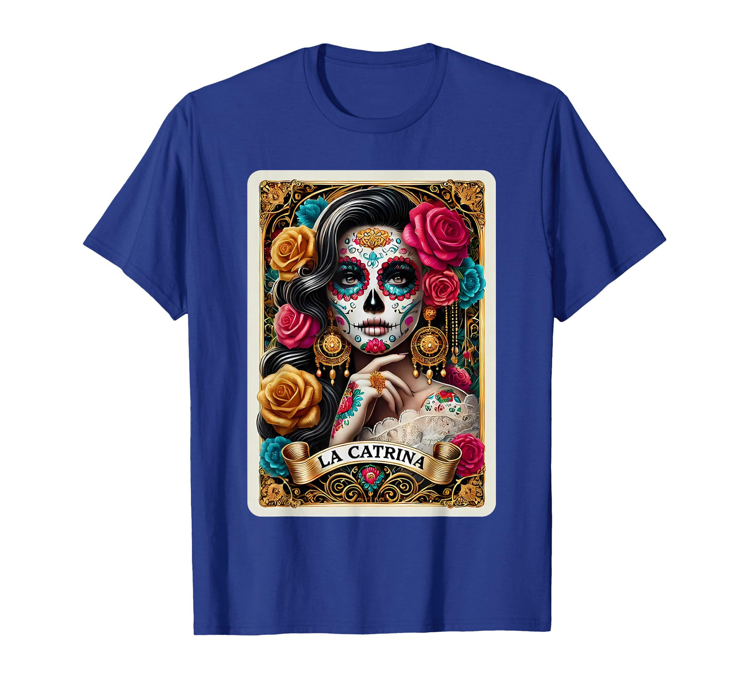 La Catrina Tarot Card Day of the Dead Dia de los Muertos T-Shirt